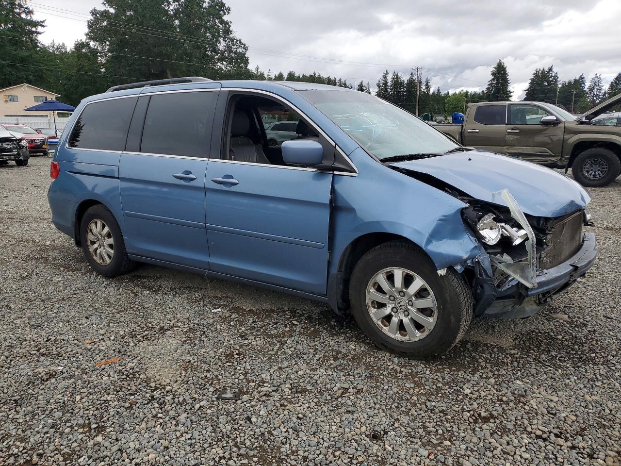 2010 Honda Odyssey Exl Blue vin: 5FNRL3H69AB056143