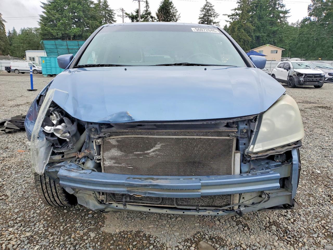 2010 Honda Odyssey Exl Blue vin: 5FNRL3H69AB056143
