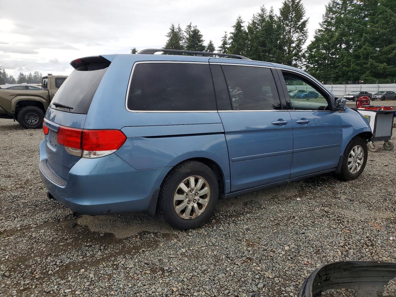 2010 Honda Odyssey Exl Blue vin: 5FNRL3H69AB056143