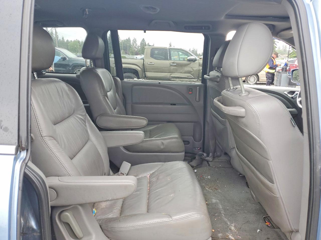 2010 Honda Odyssey Exl Blue vin: 5FNRL3H69AB056143
