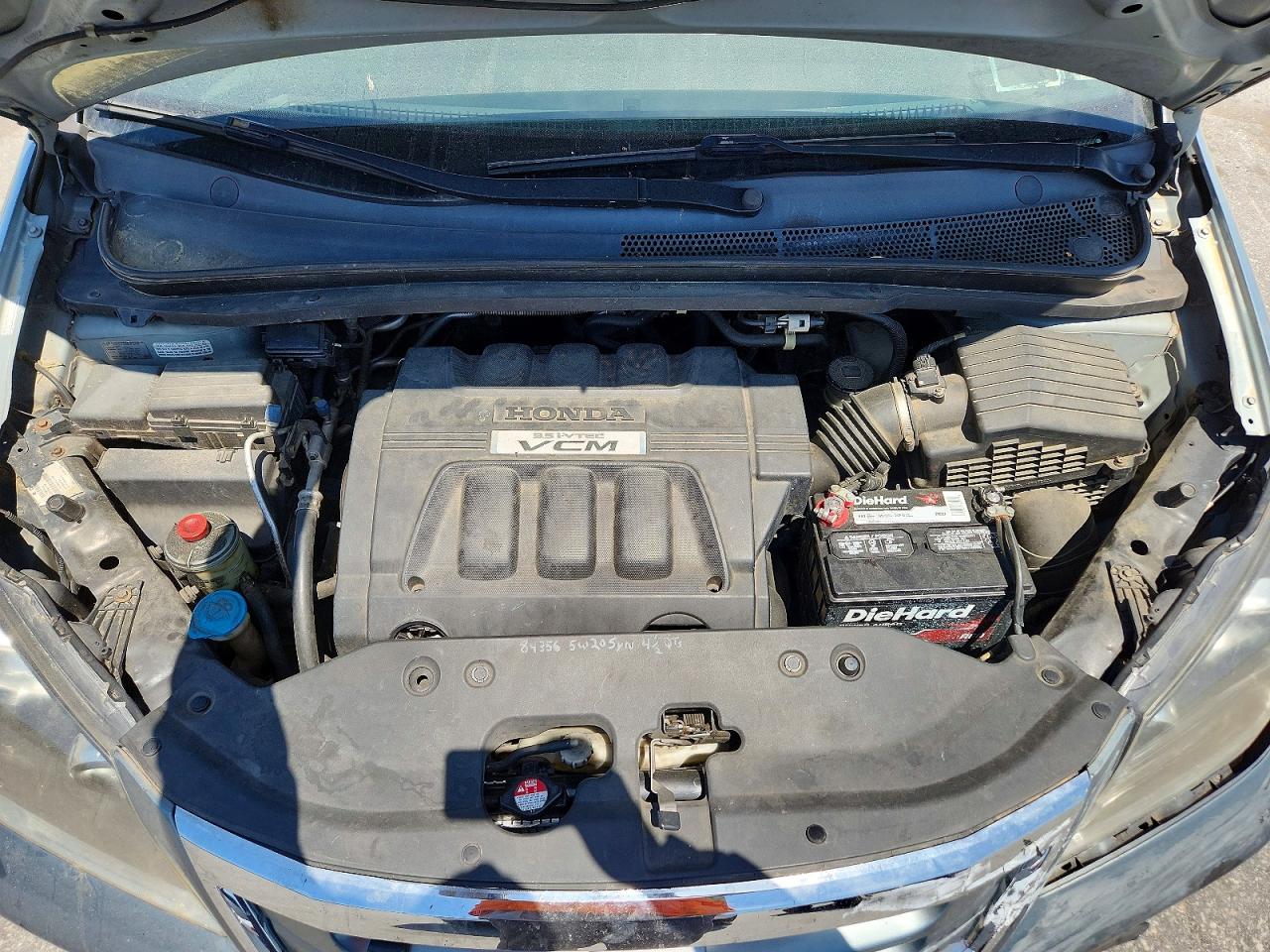 2010 Honda Odyssey Exl Silver vin: 5FNRL3H6XAB033485