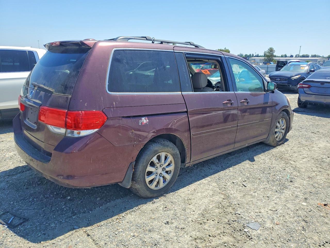 2010 Honda Odyssey Exl Red vin: 5FNRL3H6XAB033924
