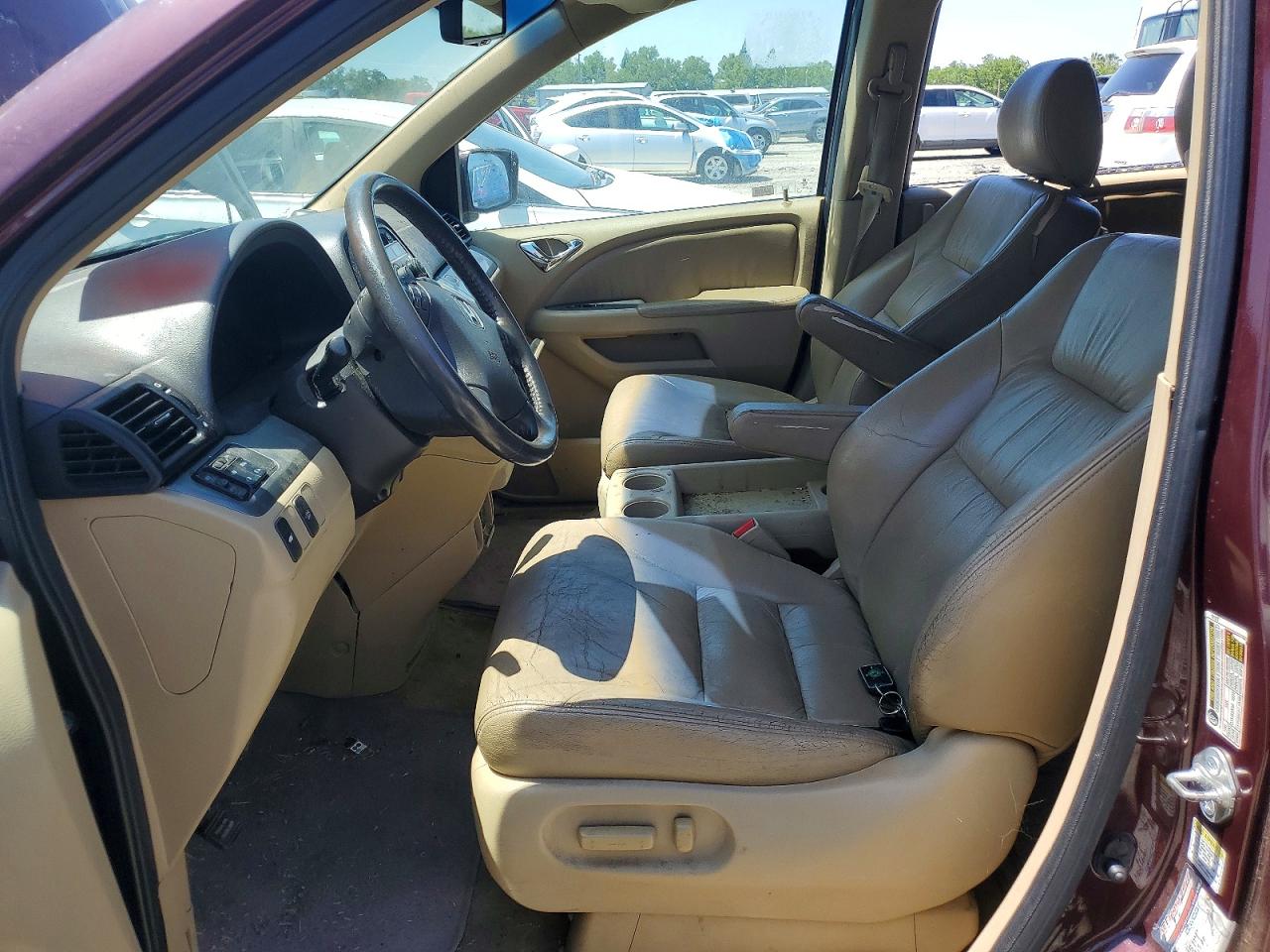 2010 Honda Odyssey Exl Red vin: 5FNRL3H6XAB033924