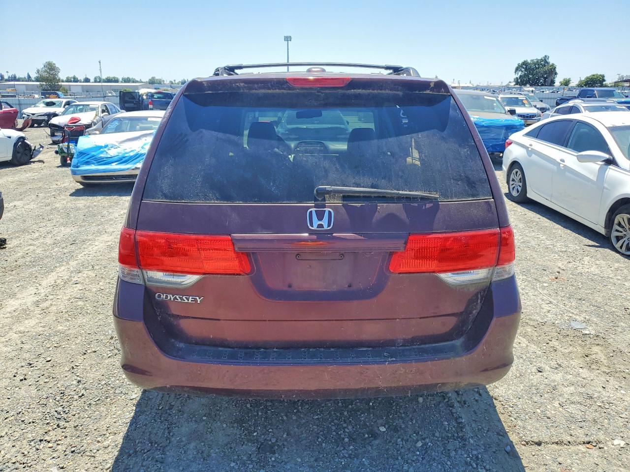 2010 Honda Odyssey Exl Red vin: 5FNRL3H6XAB033924