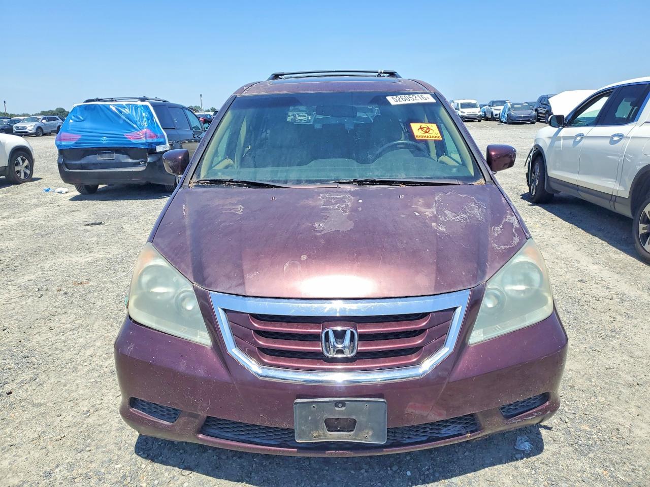 2010 Honda Odyssey Exl Red vin: 5FNRL3H6XAB033924