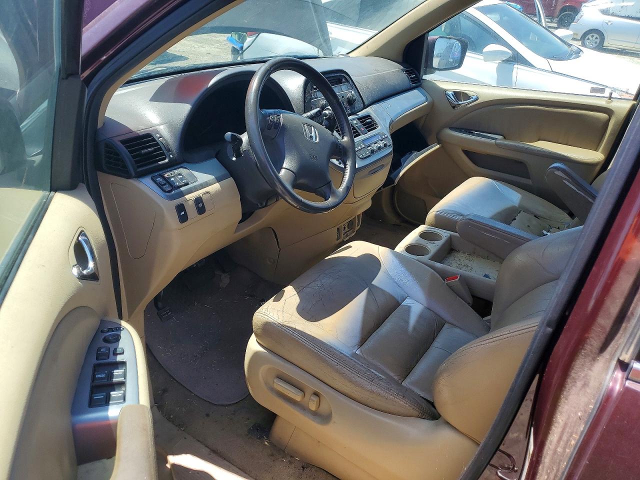 2010 Honda Odyssey Exl Red vin: 5FNRL3H6XAB033924
