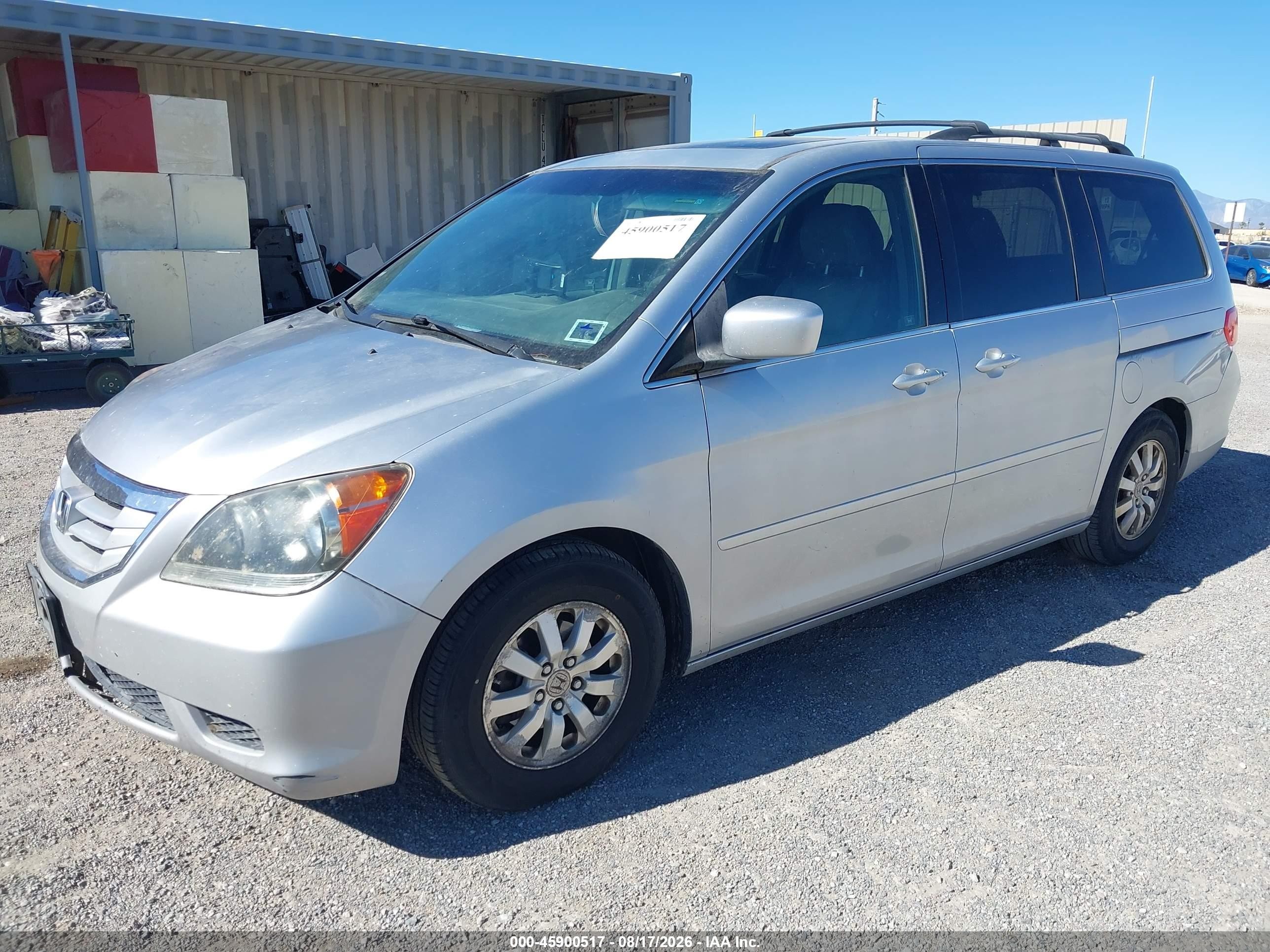 2010 Honda Odyssey Ex-l Silver vin: 5FNRL3H6XAB053171
