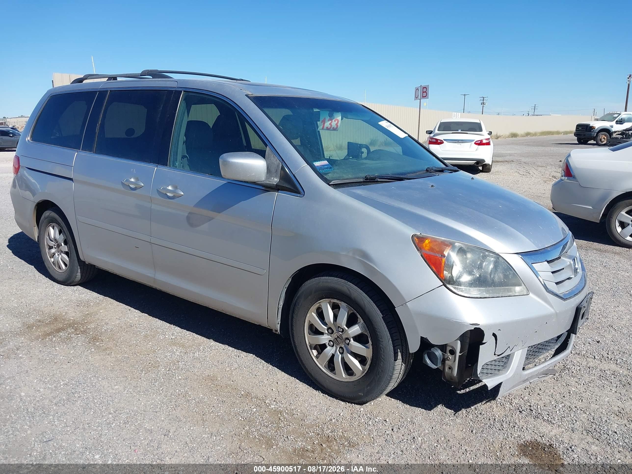2010 Honda Odyssey Ex-l Silver vin: 5FNRL3H6XAB053171