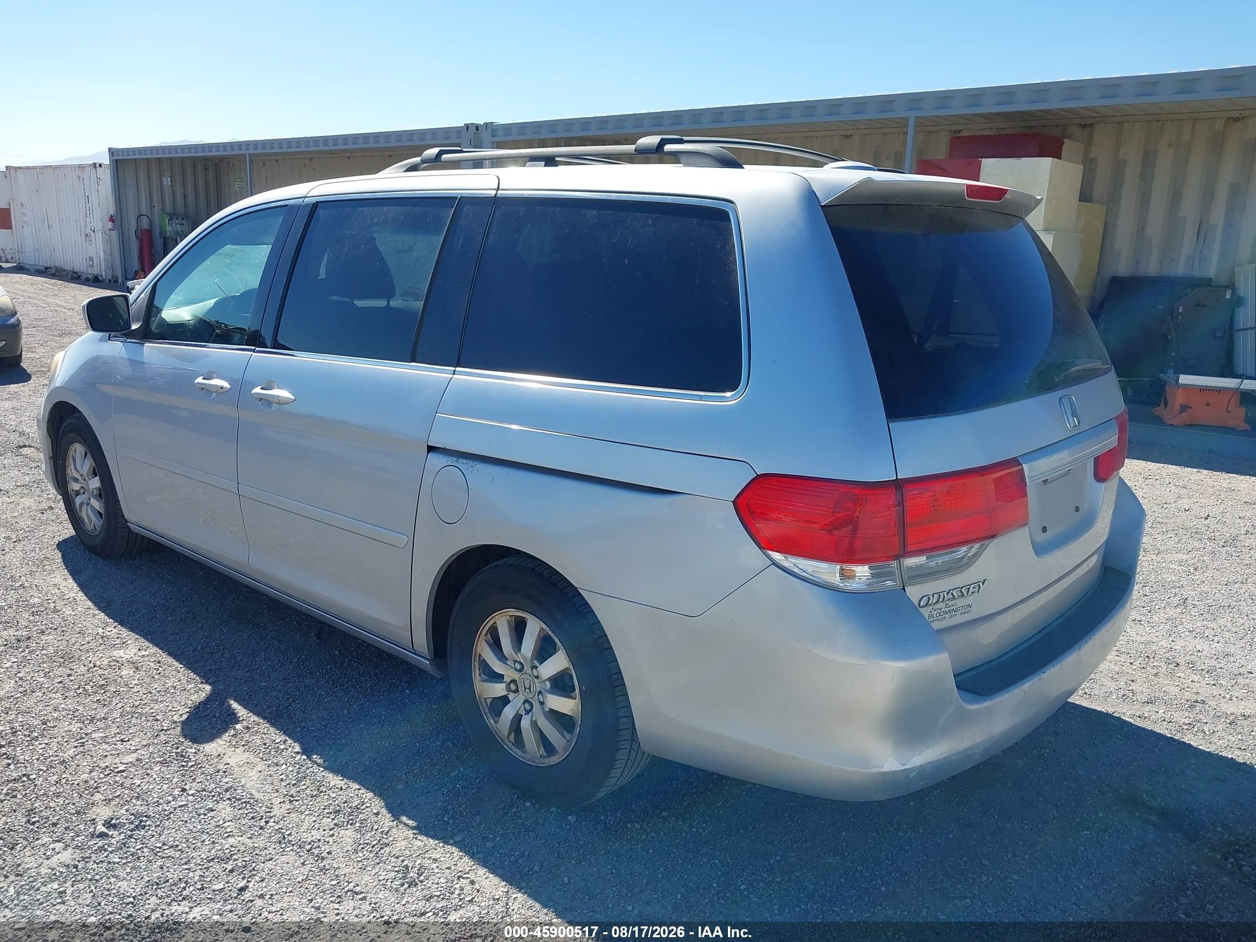 2010 Honda Odyssey Ex-l Silver vin: 5FNRL3H6XAB053171