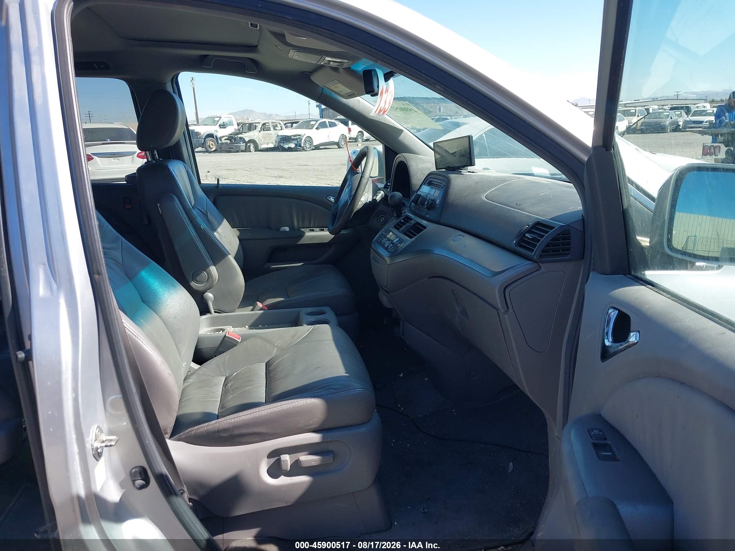 2010 Honda Odyssey Ex-l Silver vin: 5FNRL3H6XAB053171