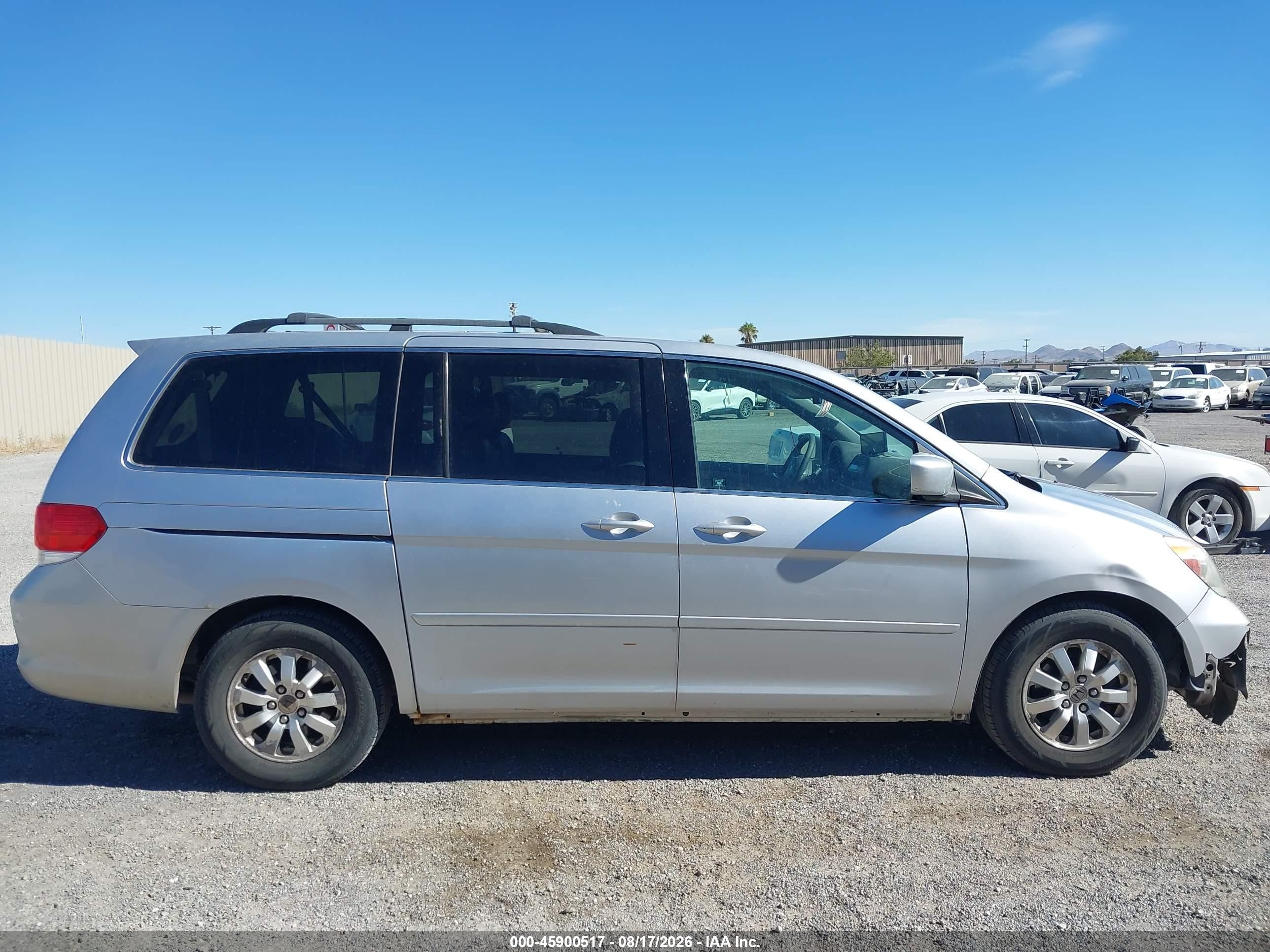 2010 Honda Odyssey Ex-l Silver vin: 5FNRL3H6XAB053171