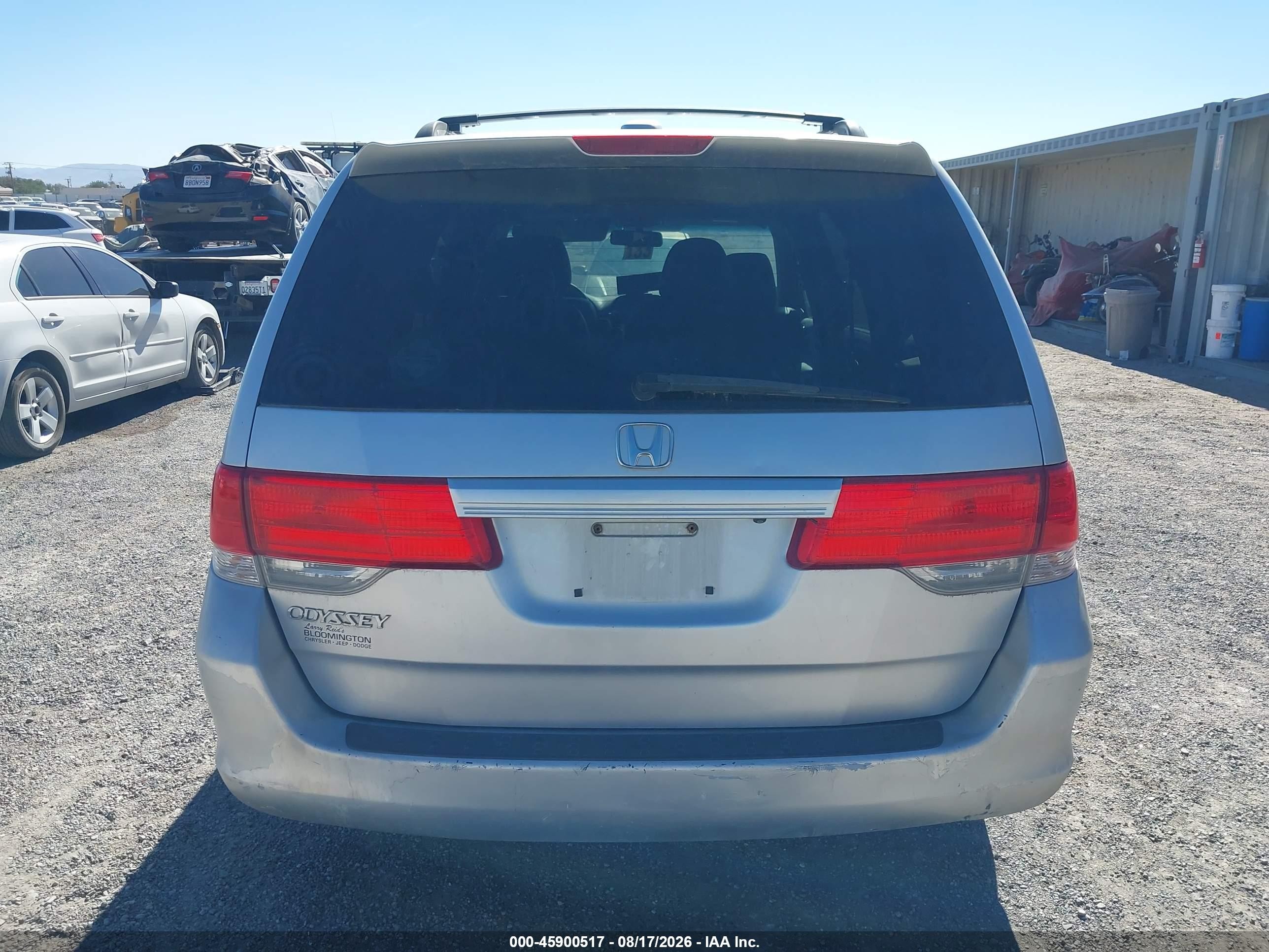 2010 Honda Odyssey Ex-l Silver vin: 5FNRL3H6XAB053171