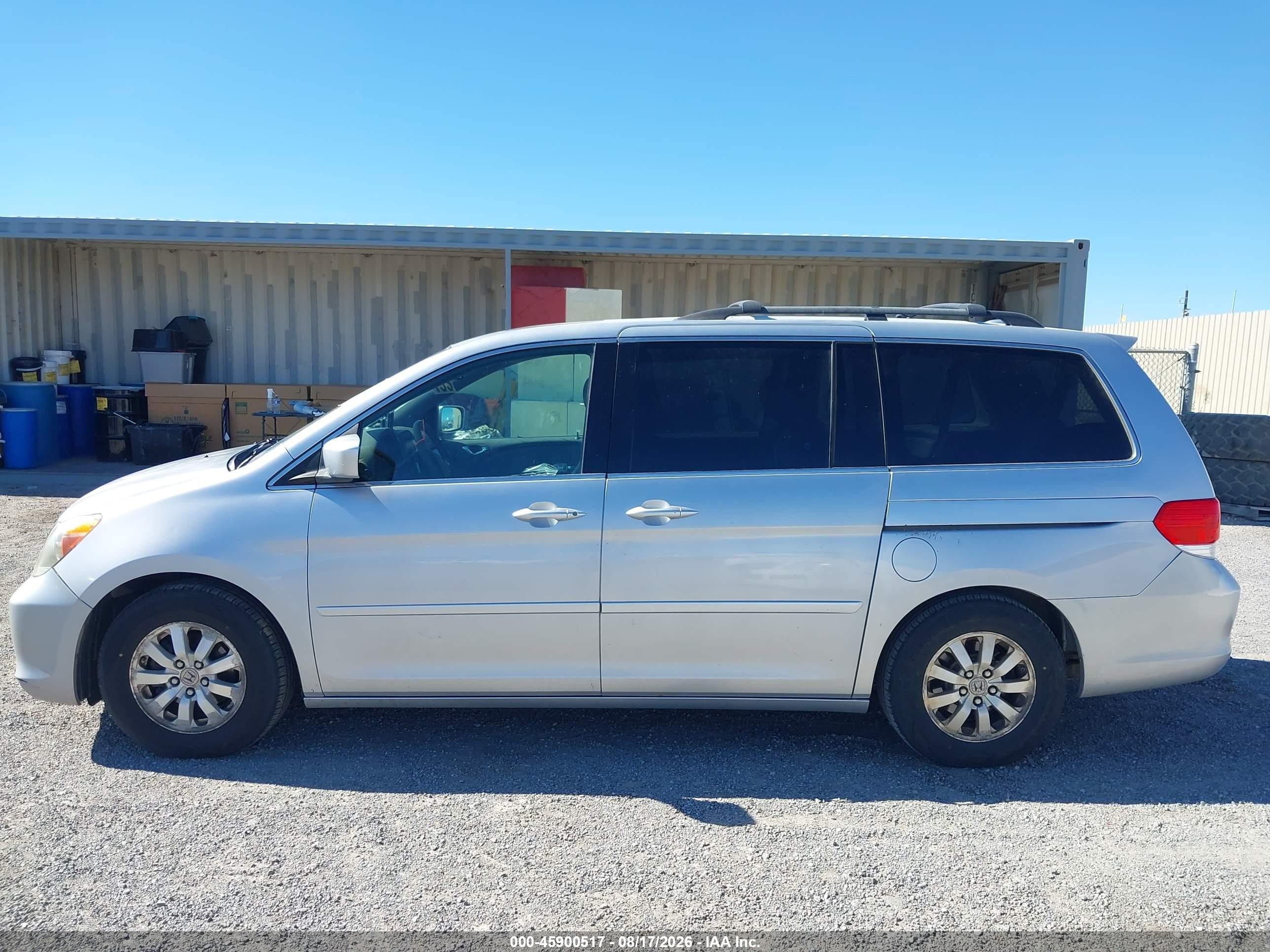 2010 Honda Odyssey Ex-l Silver vin: 5FNRL3H6XAB053171