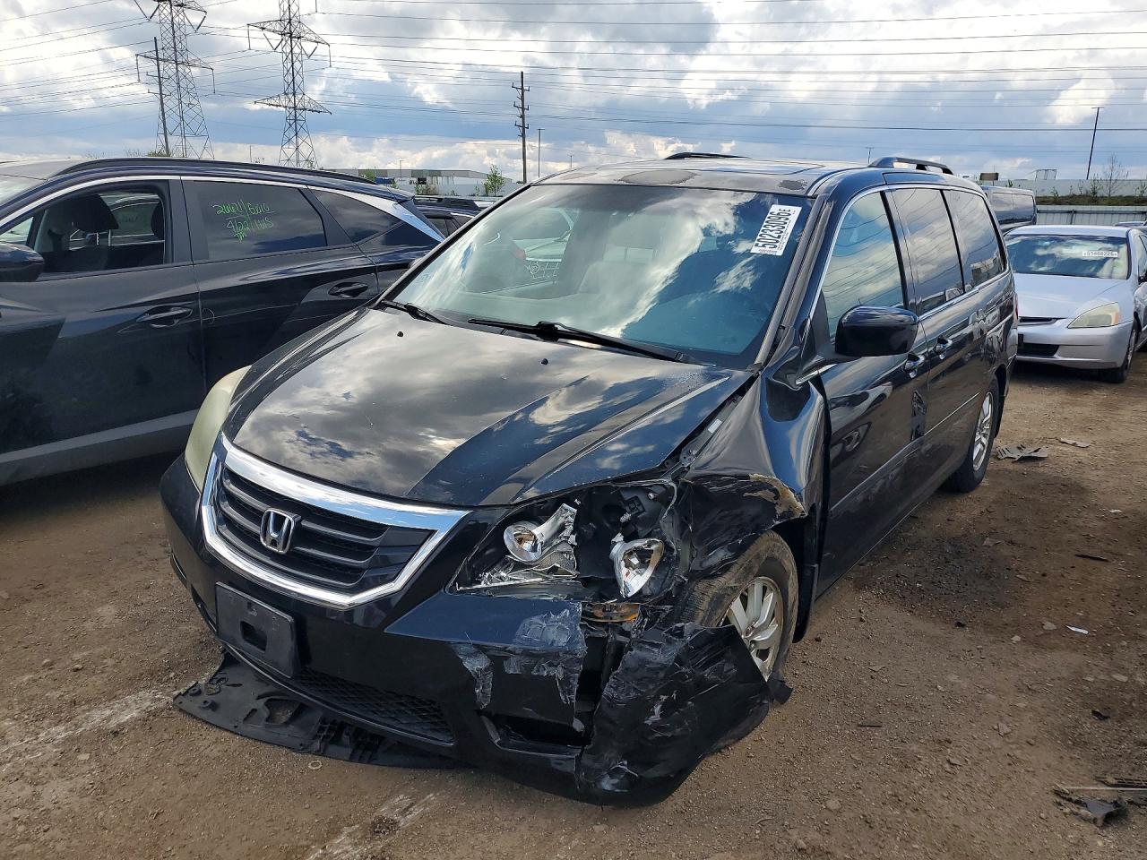 2010 Honda Odyssey Exl Черный vin: 5FNRL3H6XAB063182