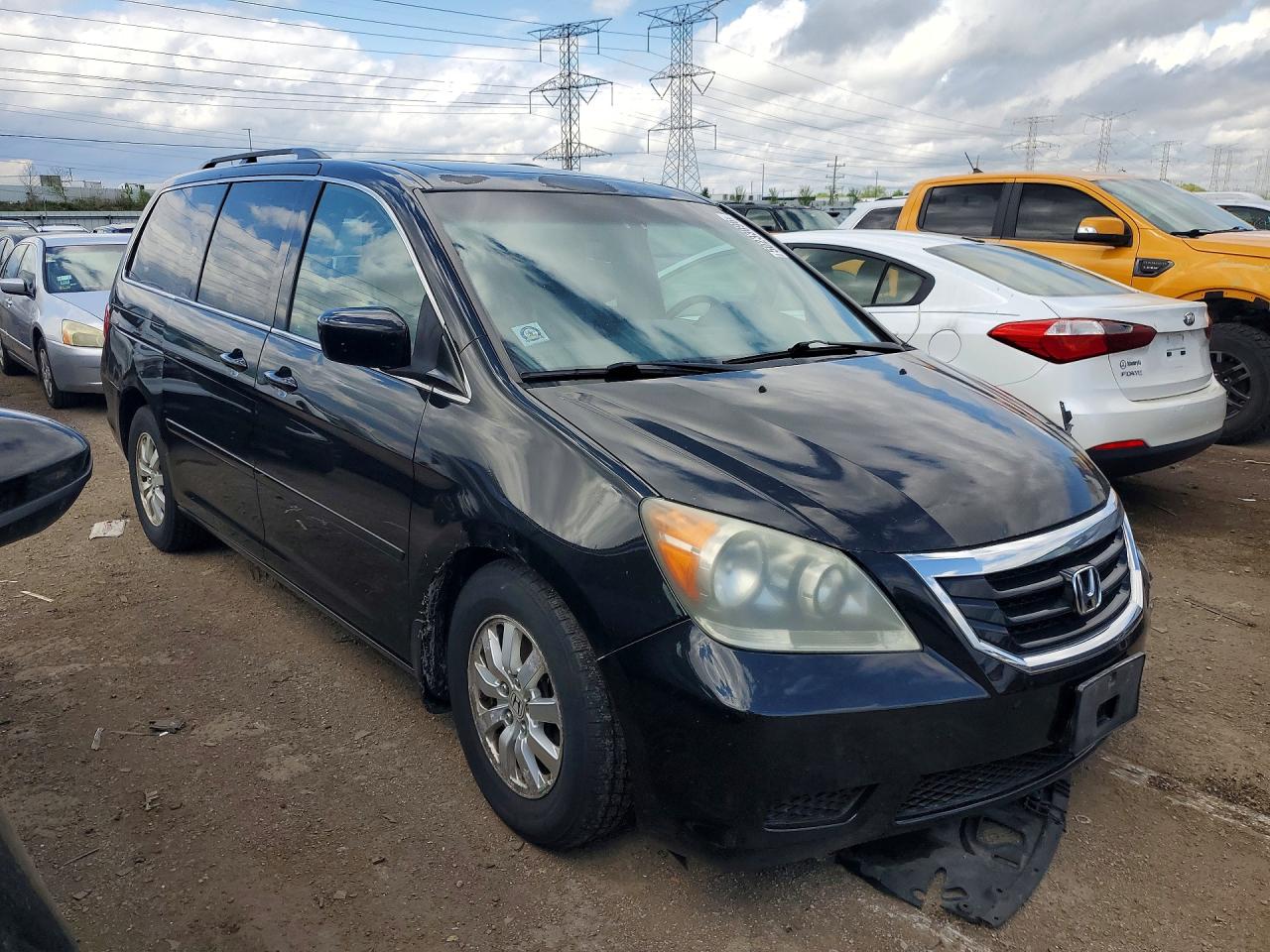 2010 Honda Odyssey Exl Black vin: 5FNRL3H6XAB063182
