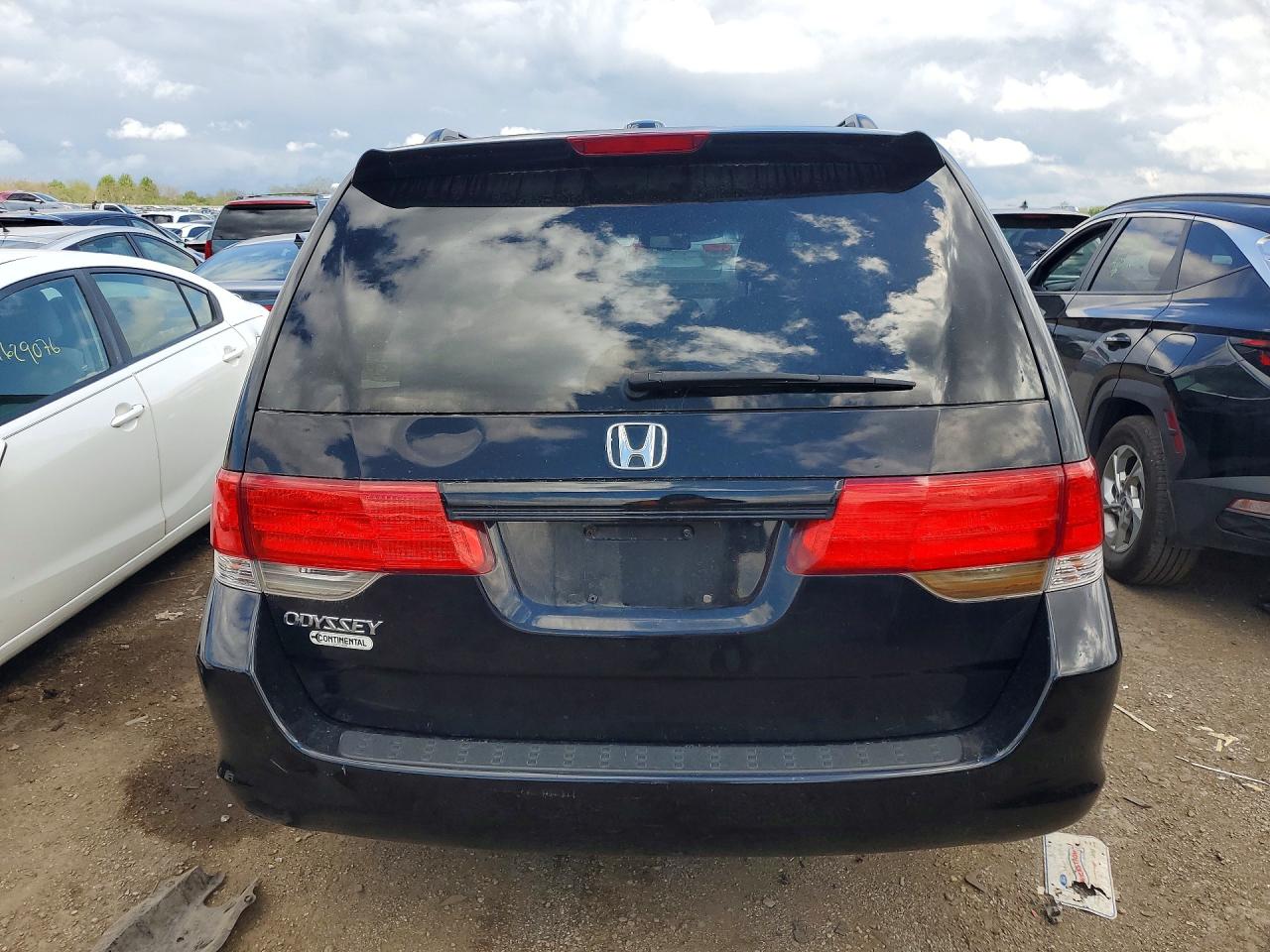 2010 Honda Odyssey Exl Black vin: 5FNRL3H6XAB063182