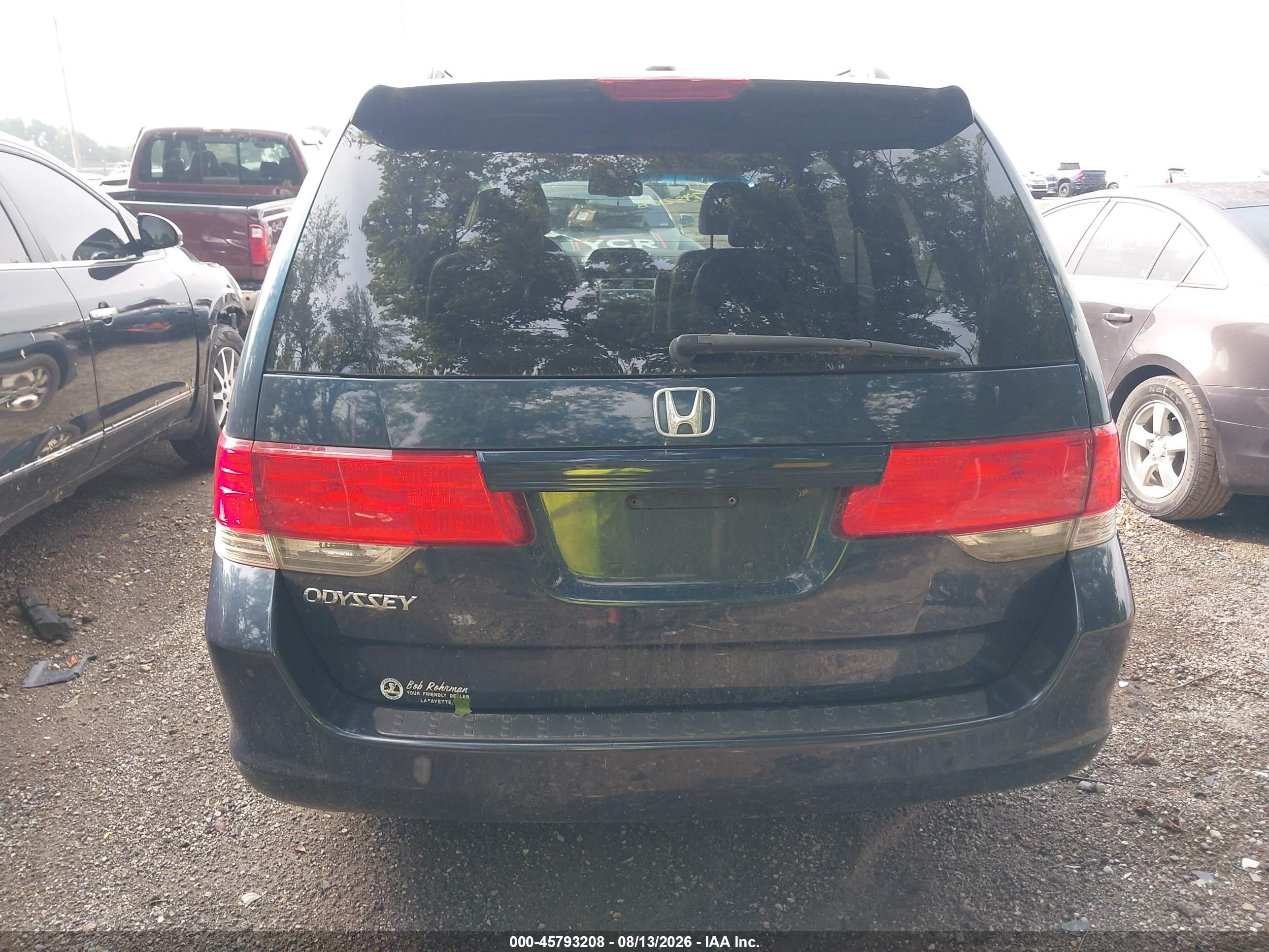 2010 Honda Odyssey Ex-l Brown vin: 5FNRL3H6XAB082640