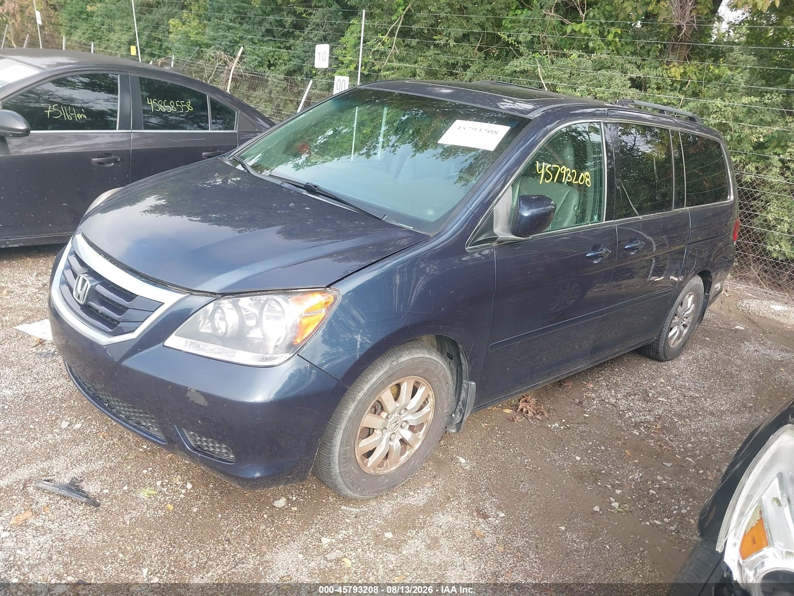 2010 Honda Odyssey Ex-l Brown vin: 5FNRL3H6XAB082640