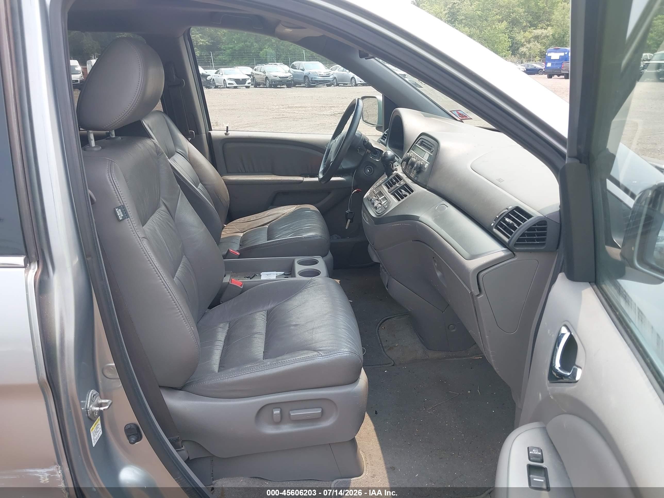 2010 Honda Odyssey Ex-l Light Blue vin: 5FNRL3H6XAB089572