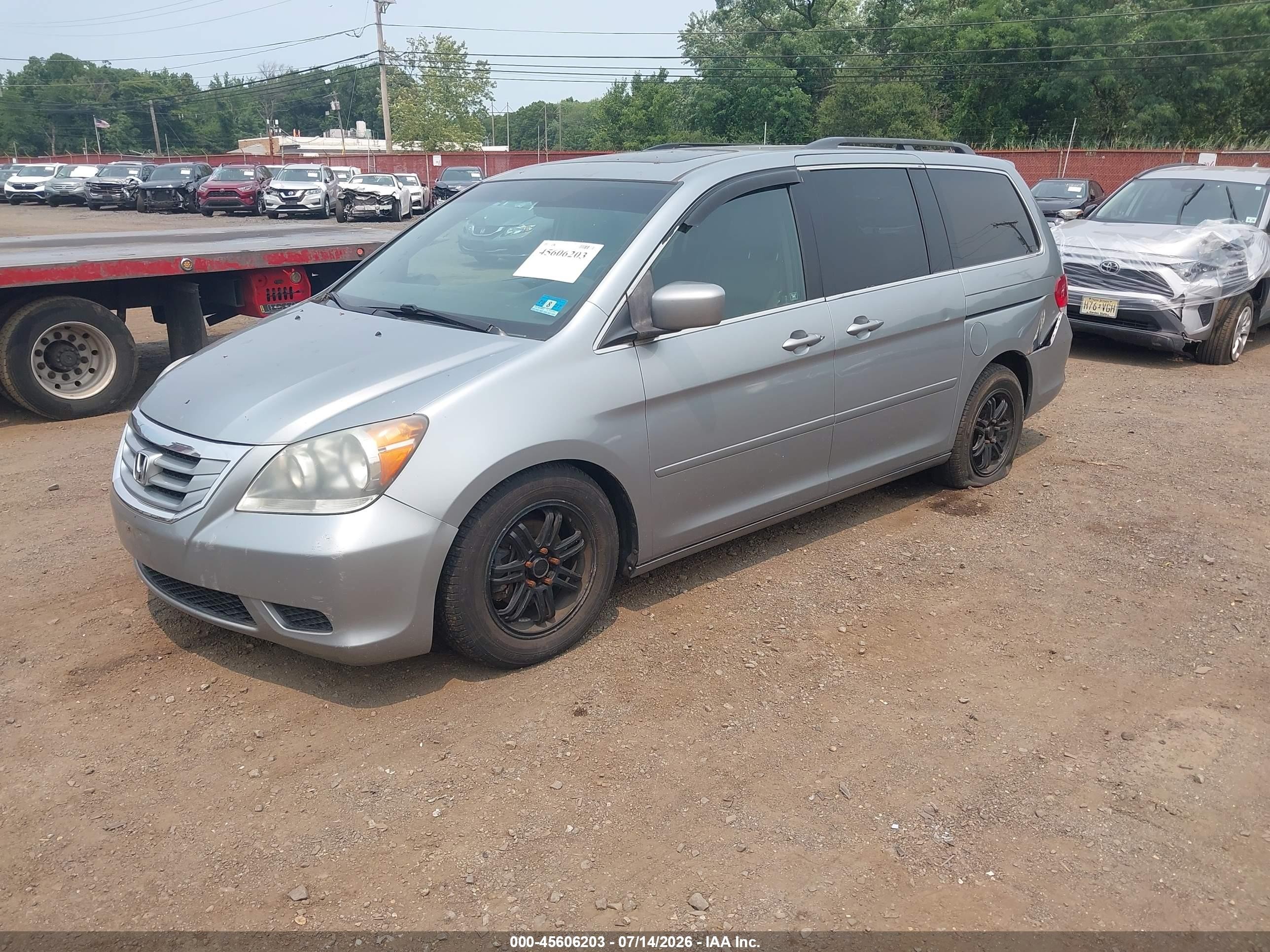 2010 Honda Odyssey Ex-l Light Blue vin: 5FNRL3H6XAB089572