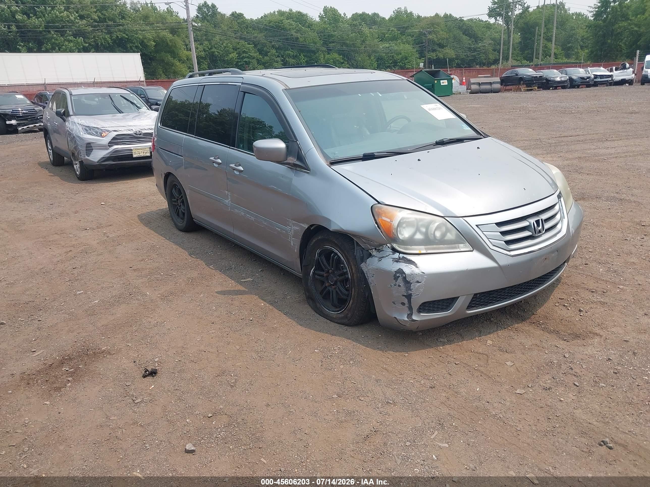 2010 Honda Odyssey Ex-l Light Blue vin: 5FNRL3H6XAB089572