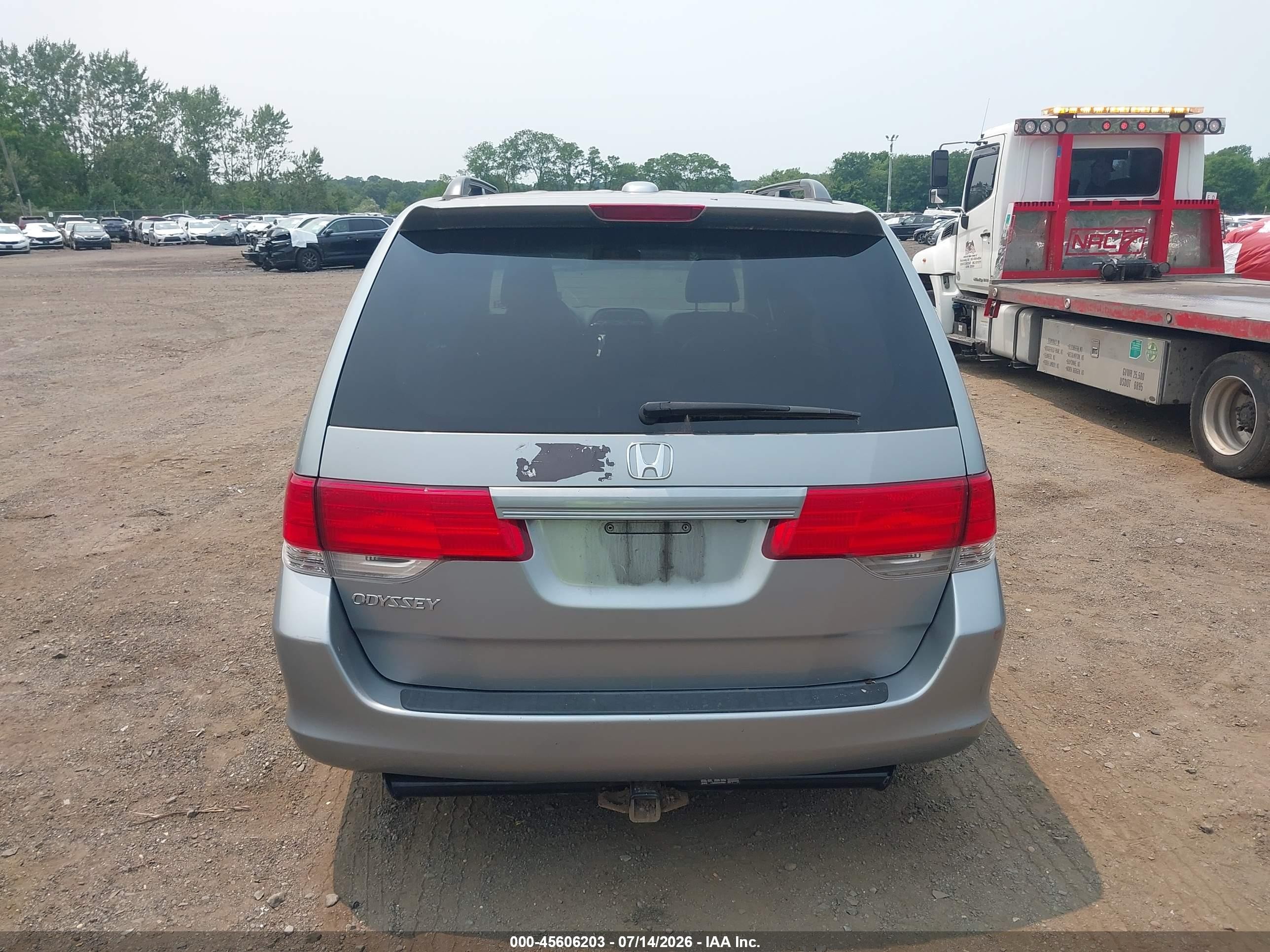 2010 Honda Odyssey Ex-l Light Blue vin: 5FNRL3H6XAB089572