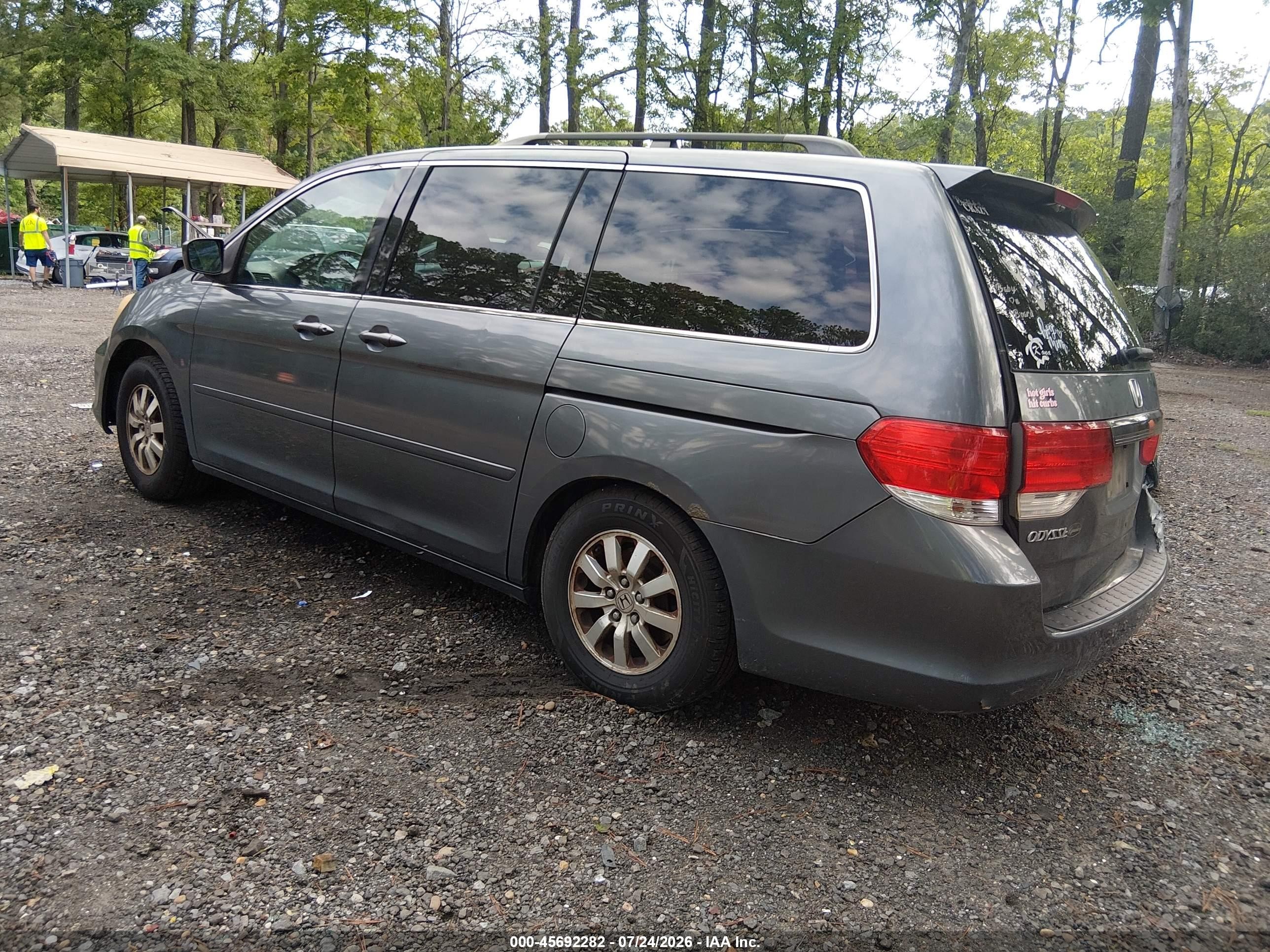 2010 Honda Odyssey Ex-l Gray vin: 5FNRL3H6XAB101736