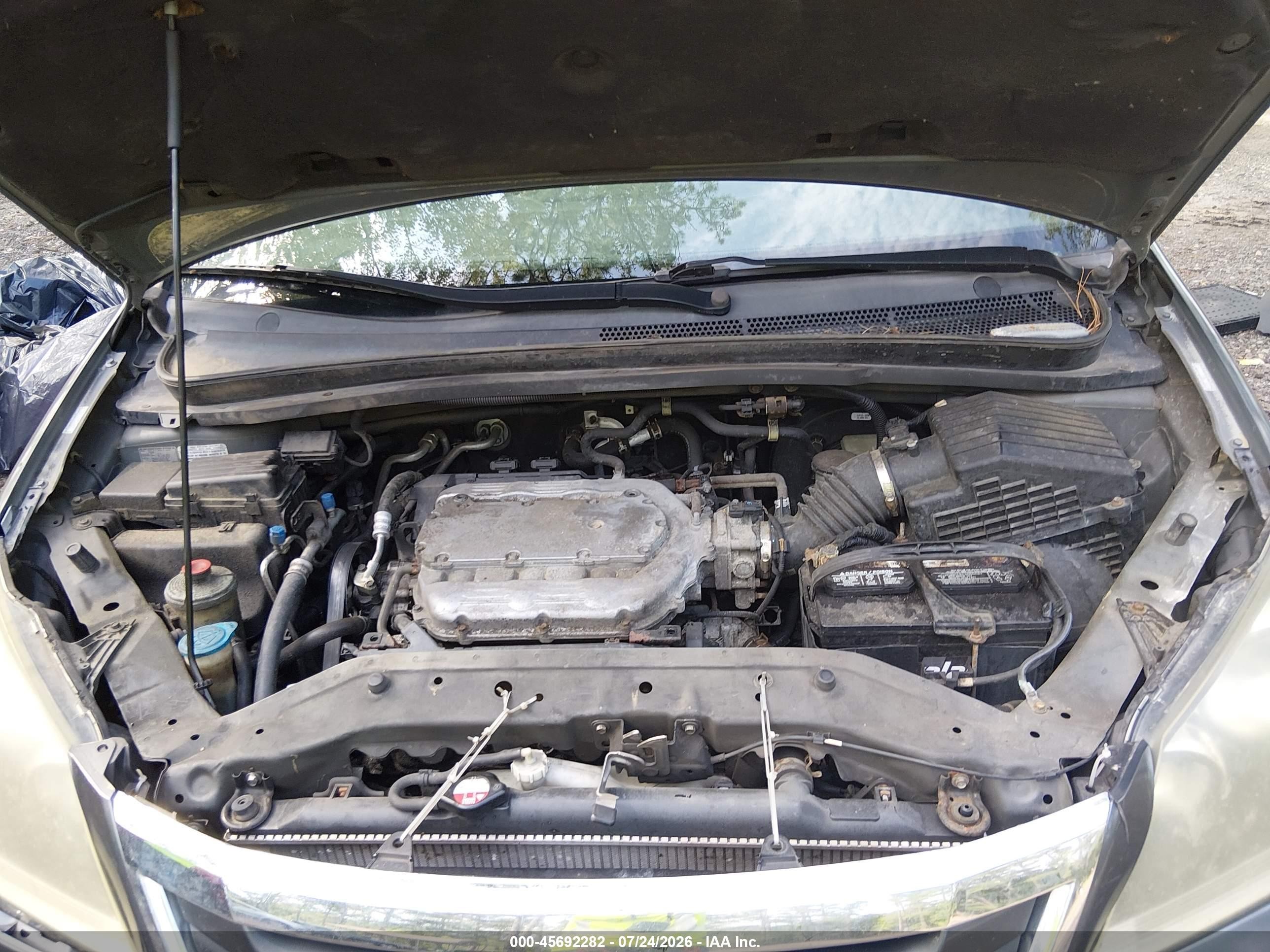 2010 Honda Odyssey Ex-l Gray vin: 5FNRL3H6XAB101736