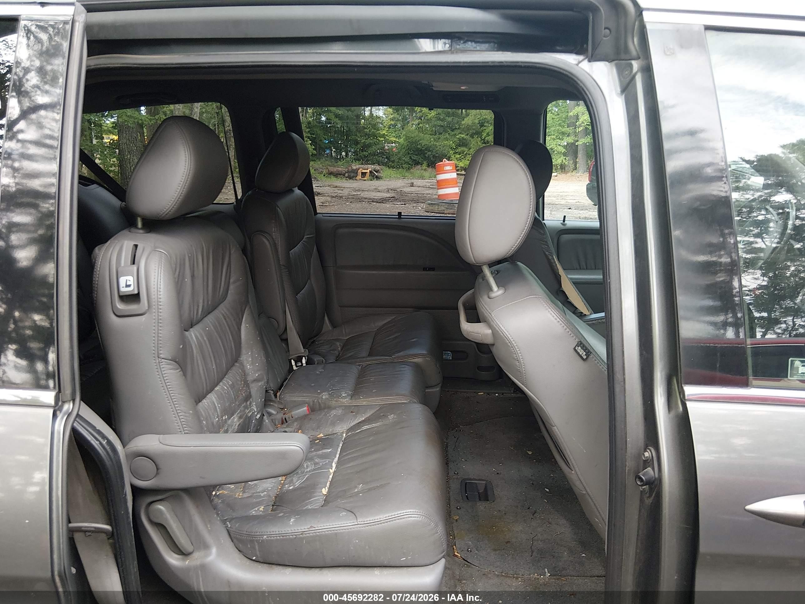 2010 Honda Odyssey Ex-l Gray vin: 5FNRL3H6XAB101736