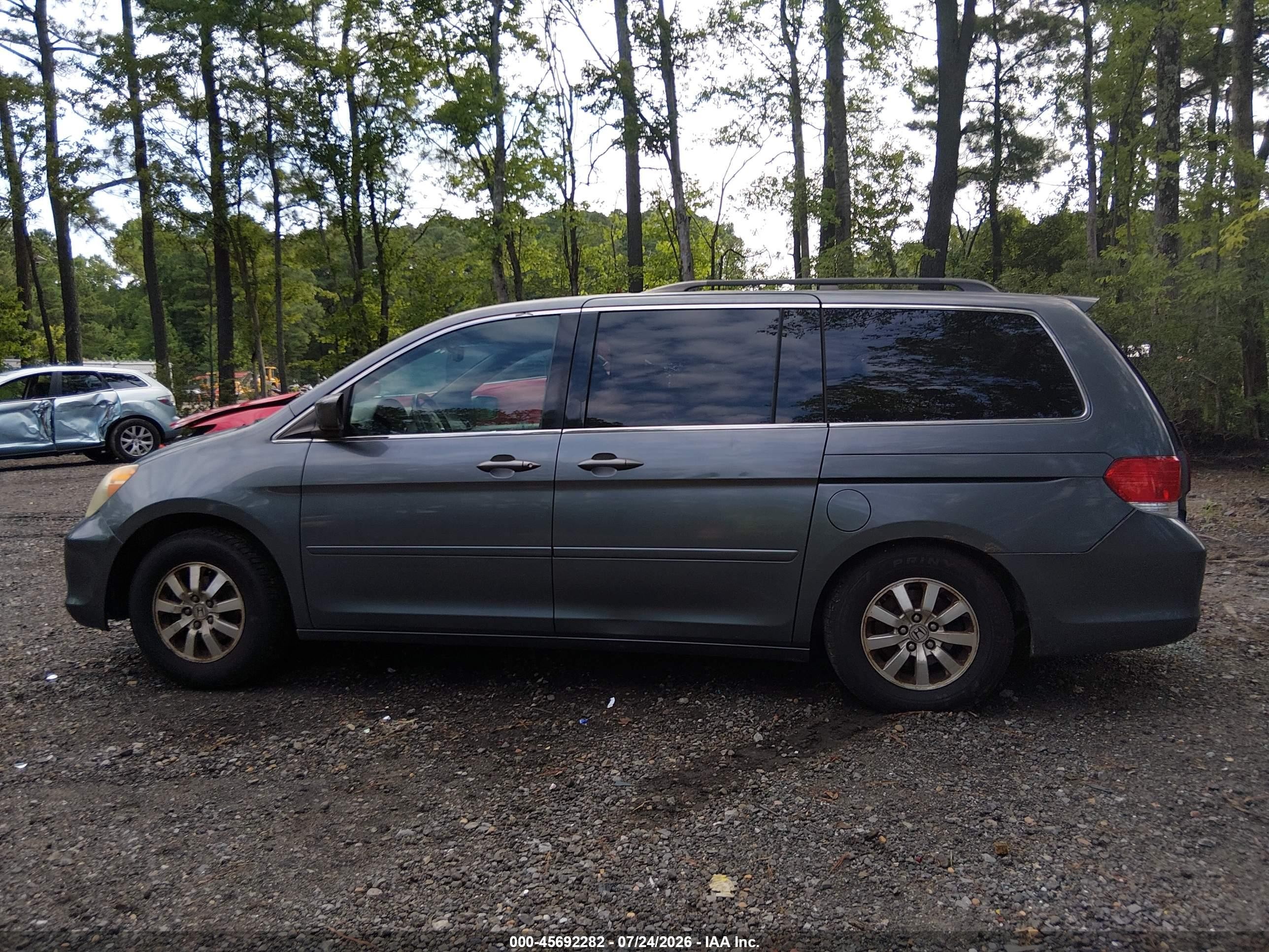 2010 Honda Odyssey Ex-l Gray vin: 5FNRL3H6XAB101736
