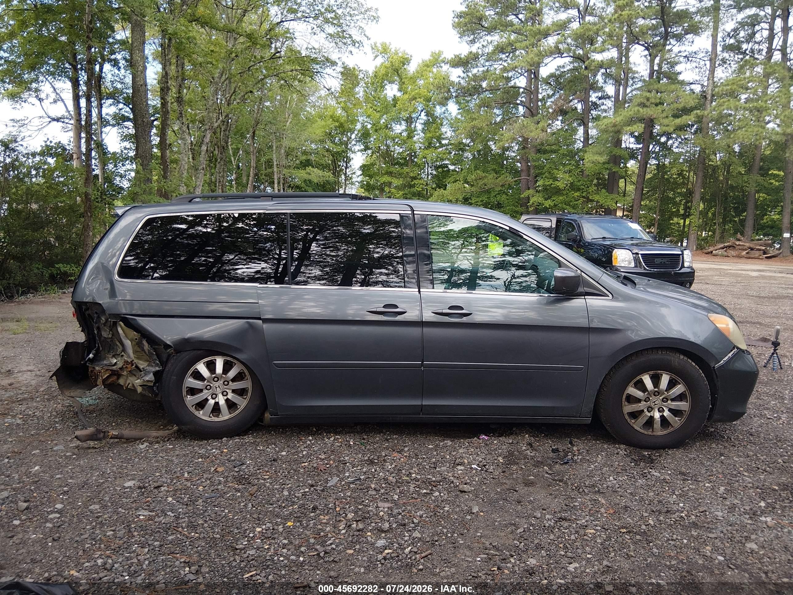2010 Honda Odyssey Ex-l Gray vin: 5FNRL3H6XAB101736
