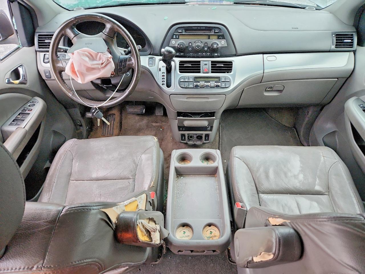 2010 Honda Odyssey Exl Gray vin: 5FNRL3H70AB057416