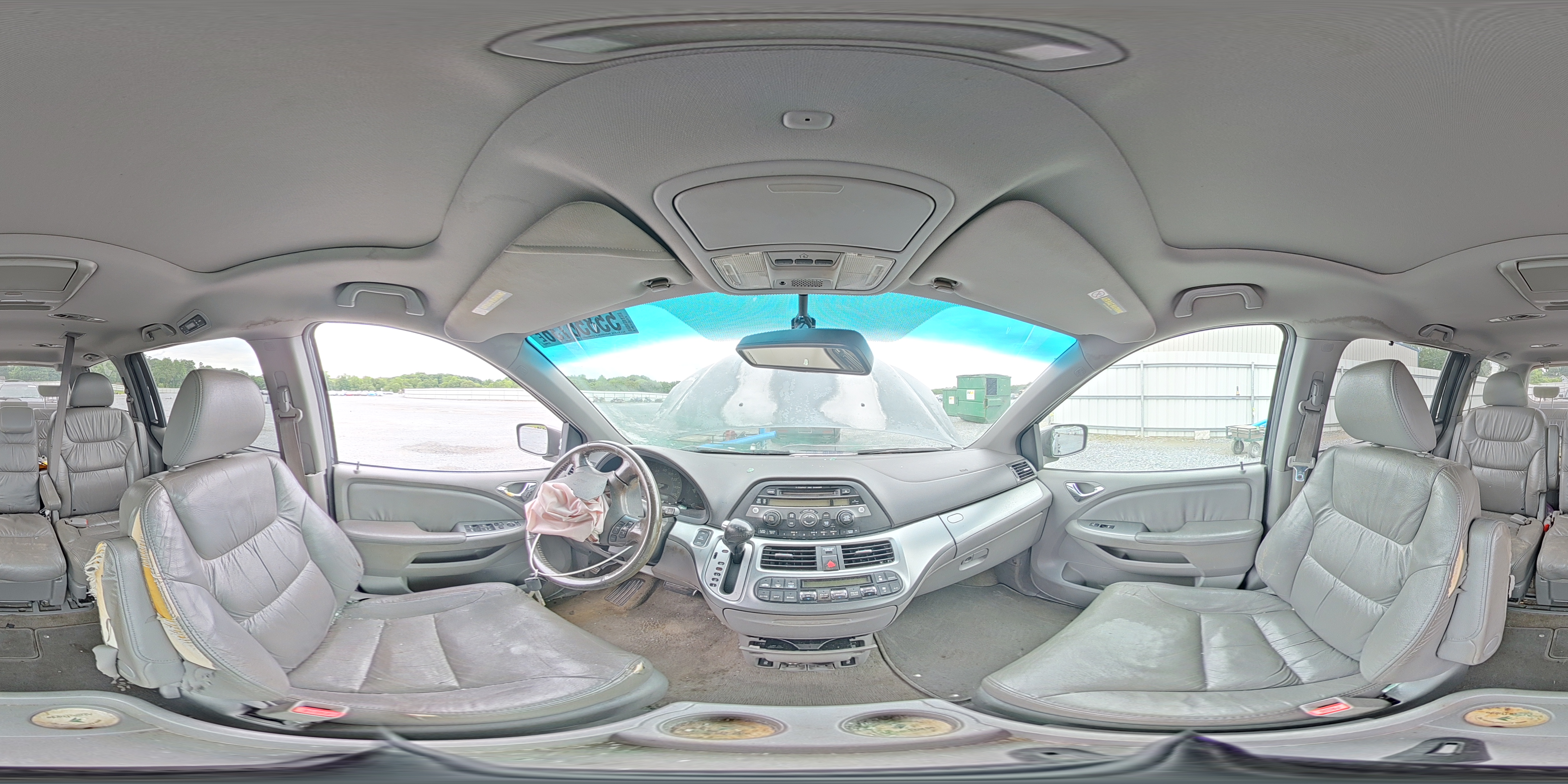2010 Honda Odyssey Exl Gray vin: 5FNRL3H70AB057416