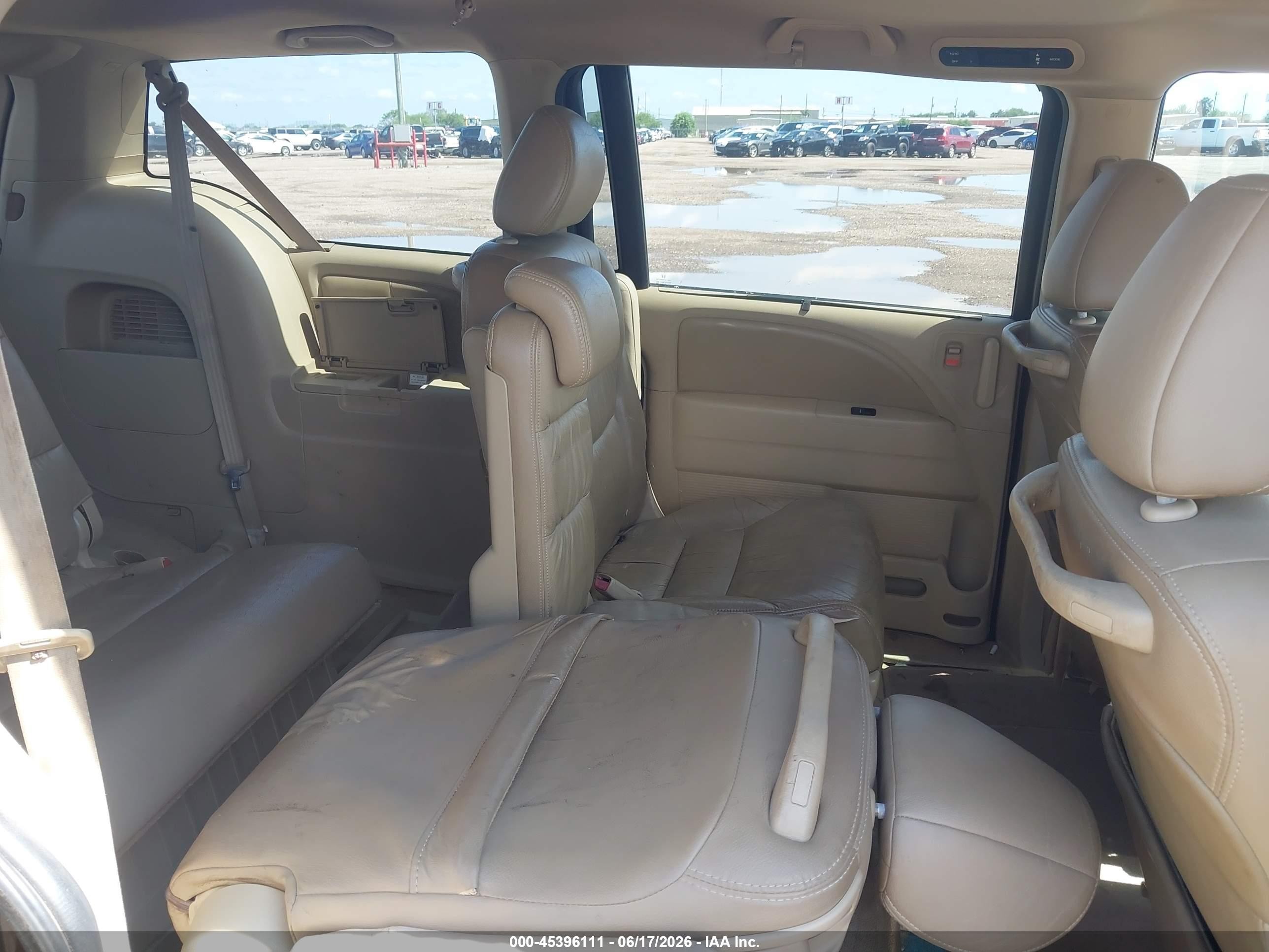 2010 Honda Odyssey Ex-l Maroon vin: 5FNRL3H70AB058453