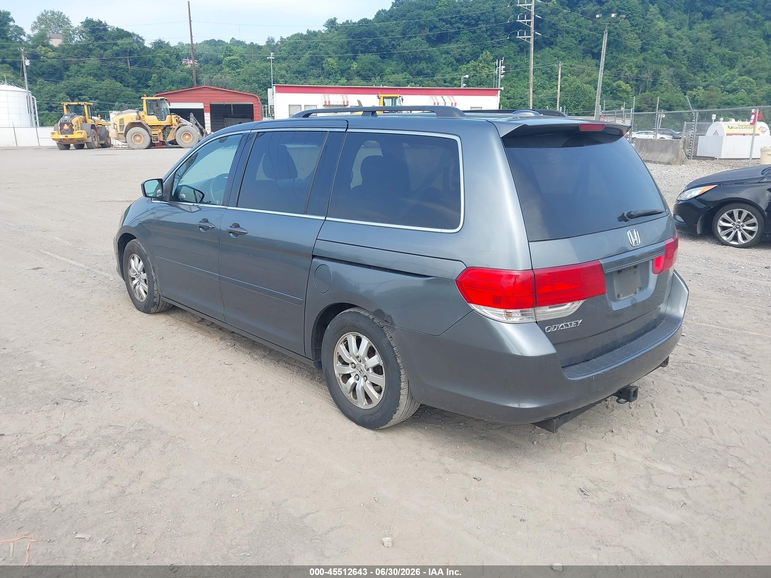 2010 Honda Odyssey Ex-l Gray vin: 5FNRL3H70AB085085