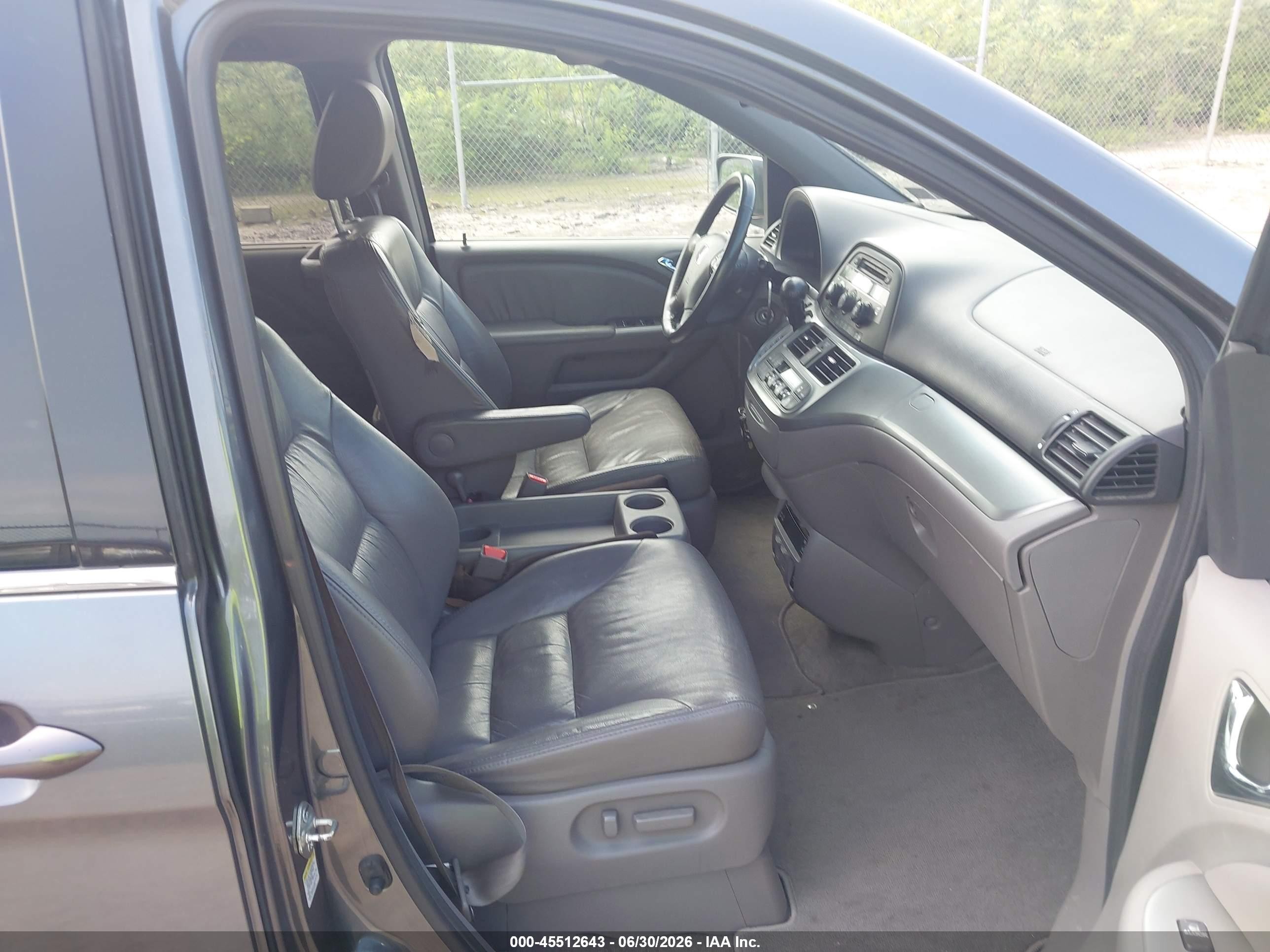 2010 Honda Odyssey Ex-l Gray vin: 5FNRL3H70AB085085
