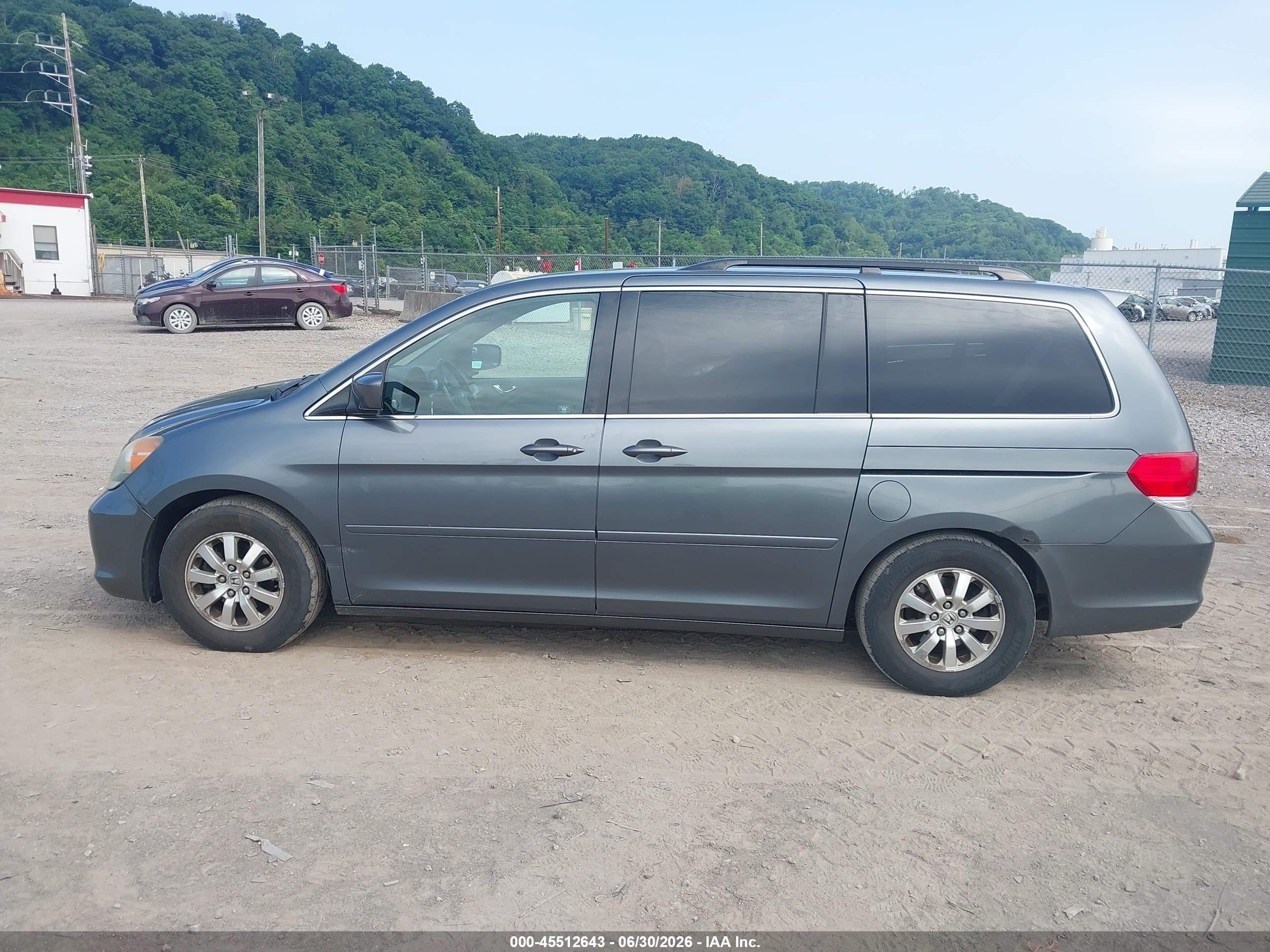 2010 Honda Odyssey Ex-l Gray vin: 5FNRL3H70AB085085