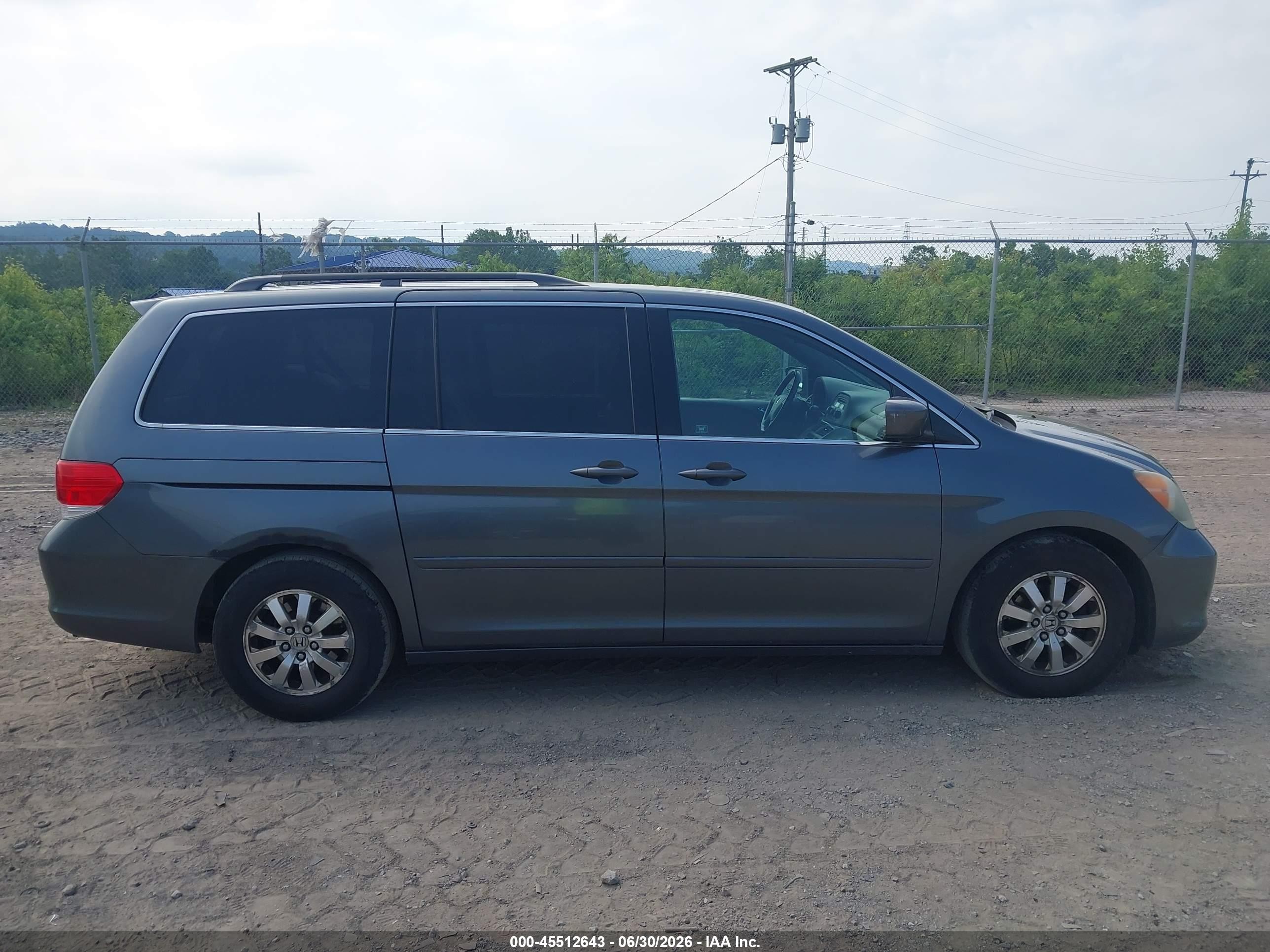 2010 Honda Odyssey Ex-l Gray vin: 5FNRL3H70AB085085