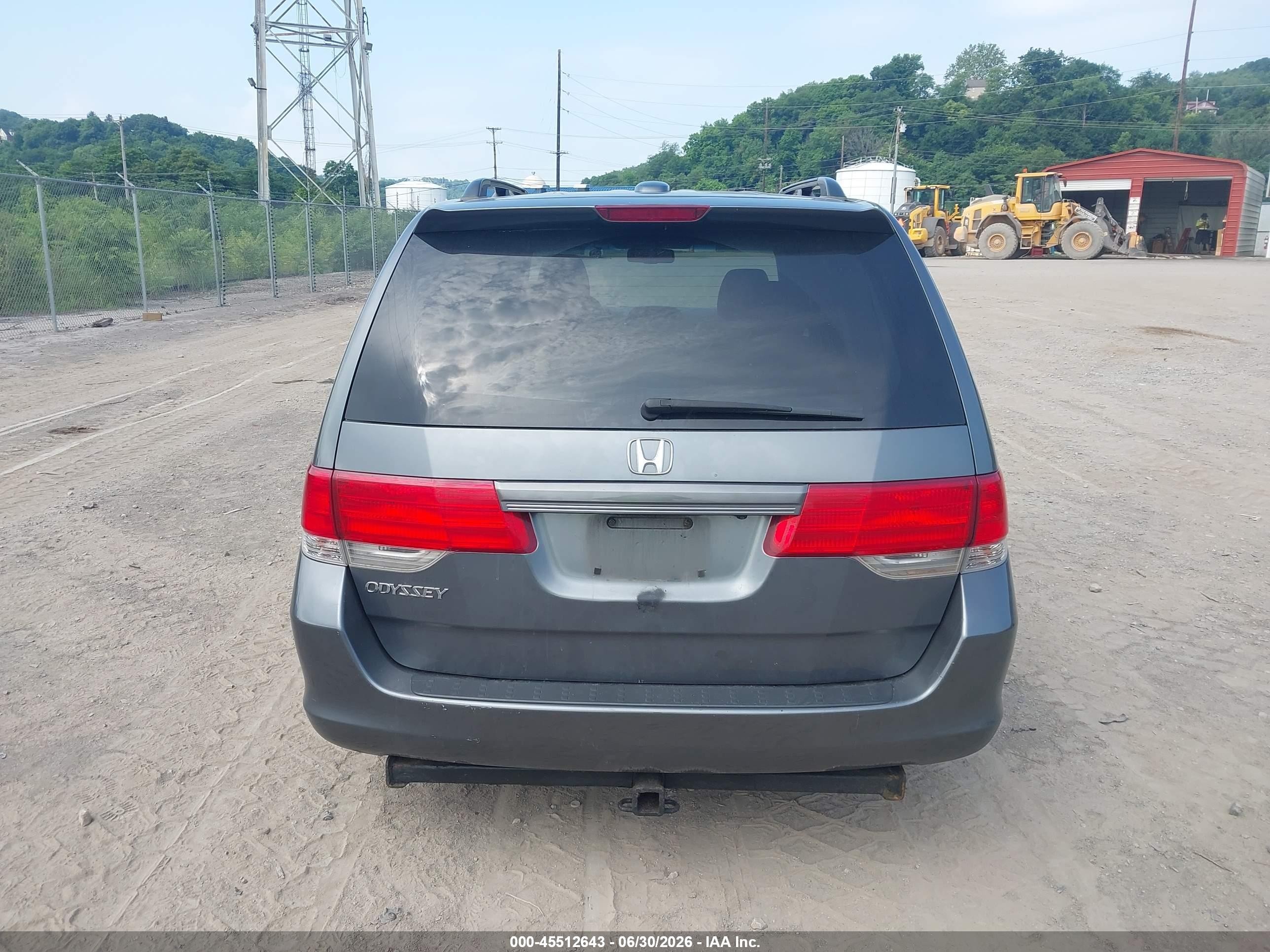2010 Honda Odyssey Ex-l Gray vin: 5FNRL3H70AB085085