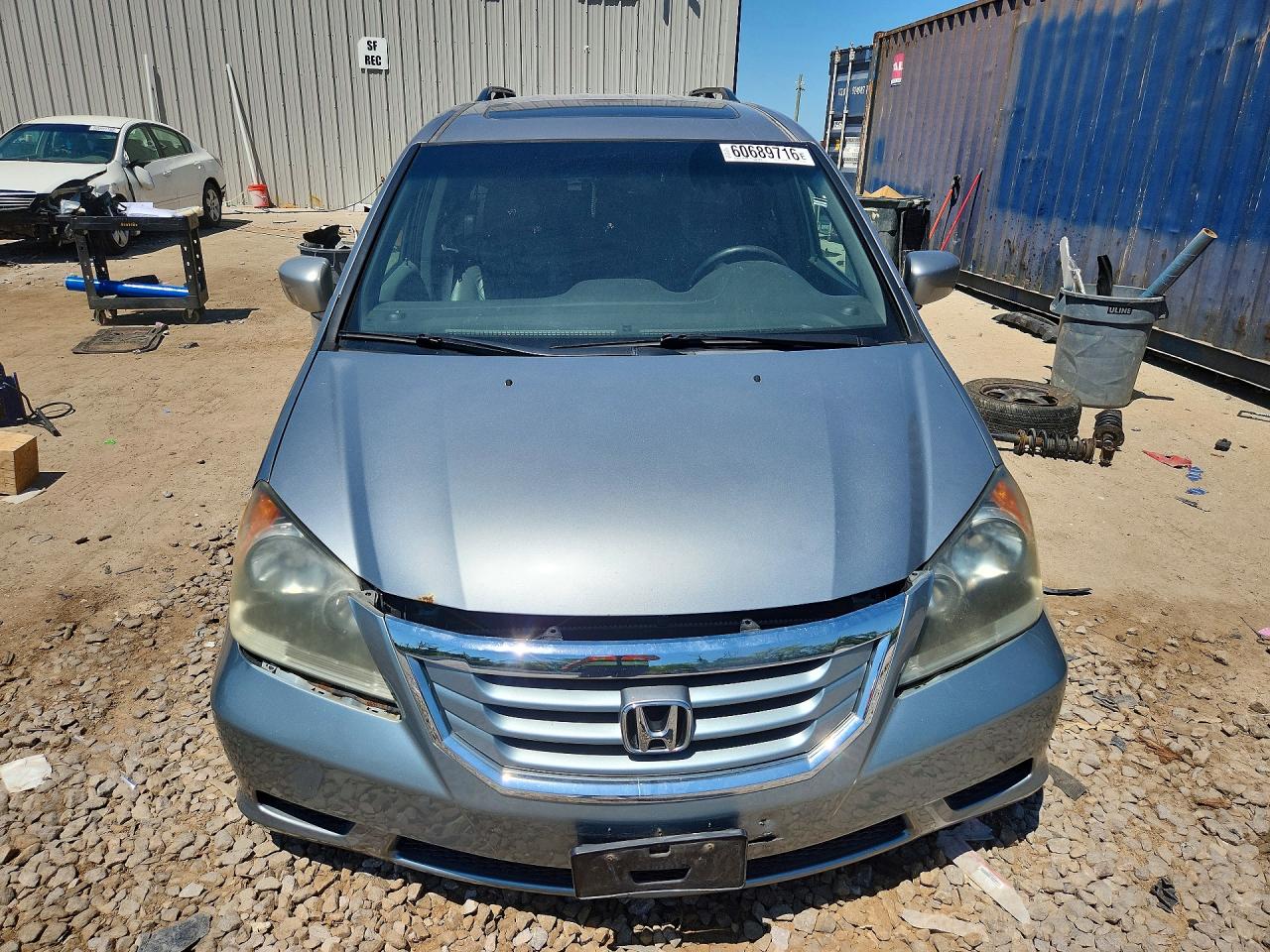 2010 Honda Odyssey Exl Gray vin: 5FNRL3H71AB001470