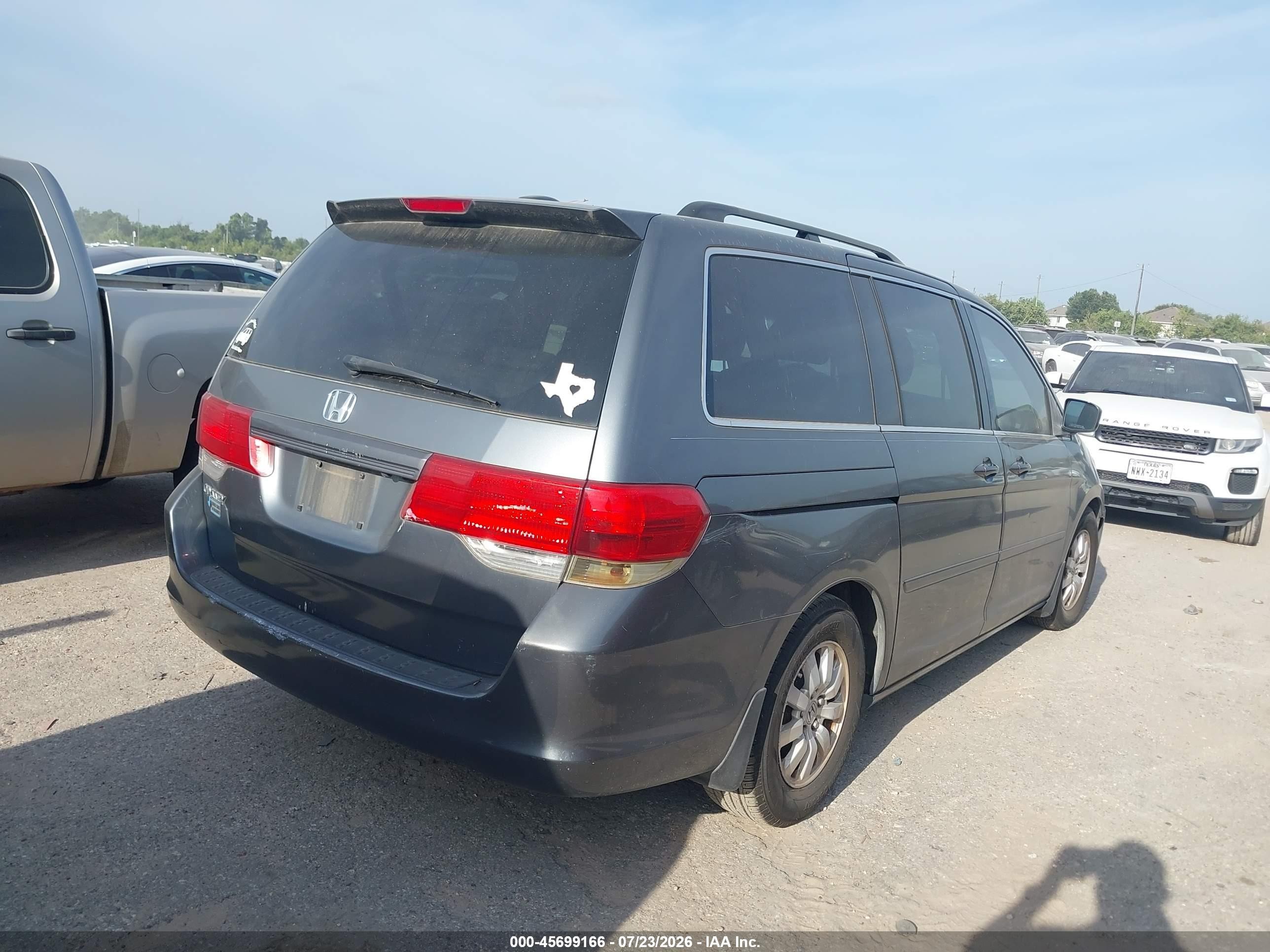 2010 Honda Odyssey Ex-l Gray vin: 5FNRL3H71AB020181