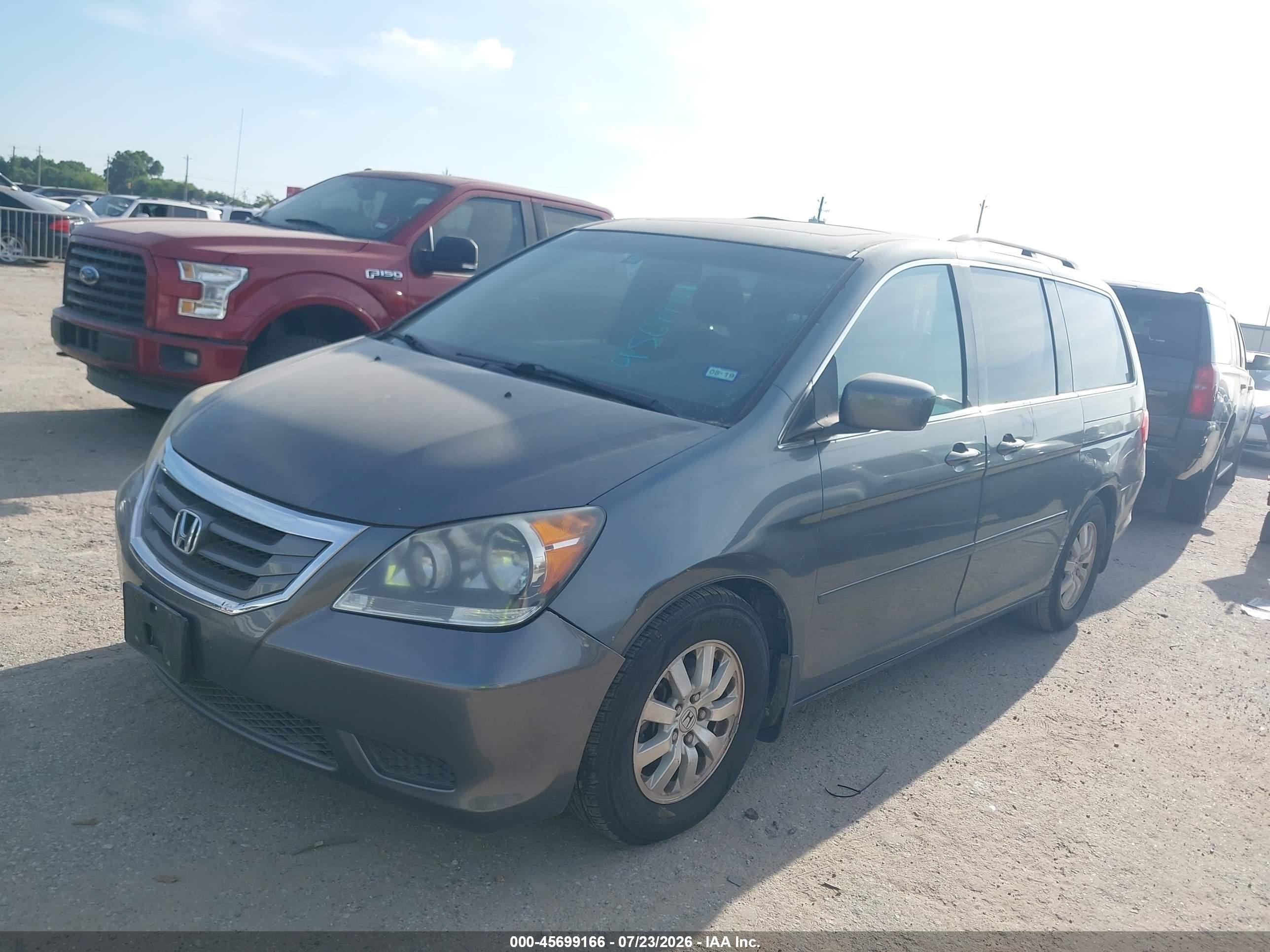 2010 Honda Odyssey Ex-l Gray vin: 5FNRL3H71AB020181