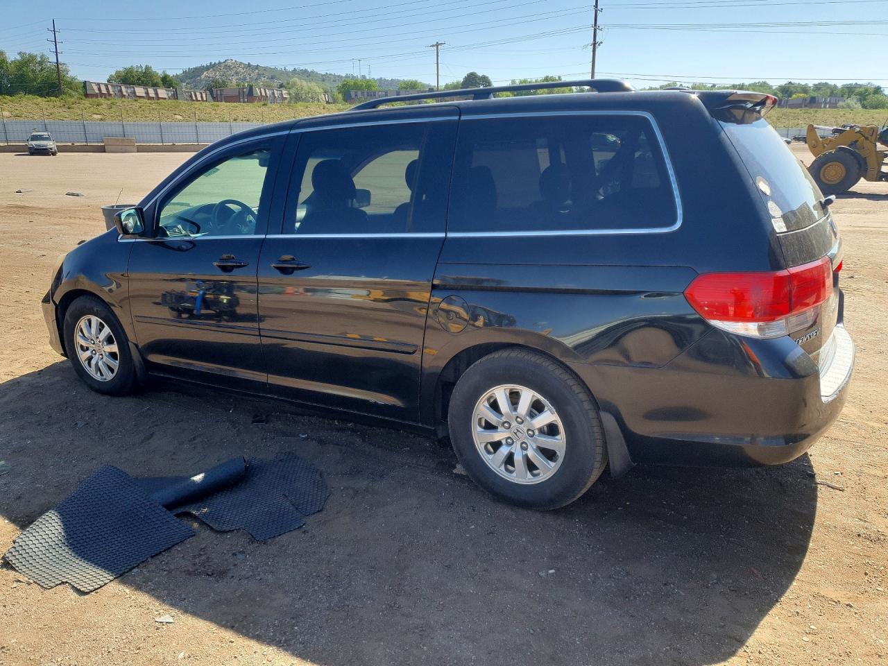2010 Honda Odyssey Exl Black vin: 5FNRL3H71AB113363