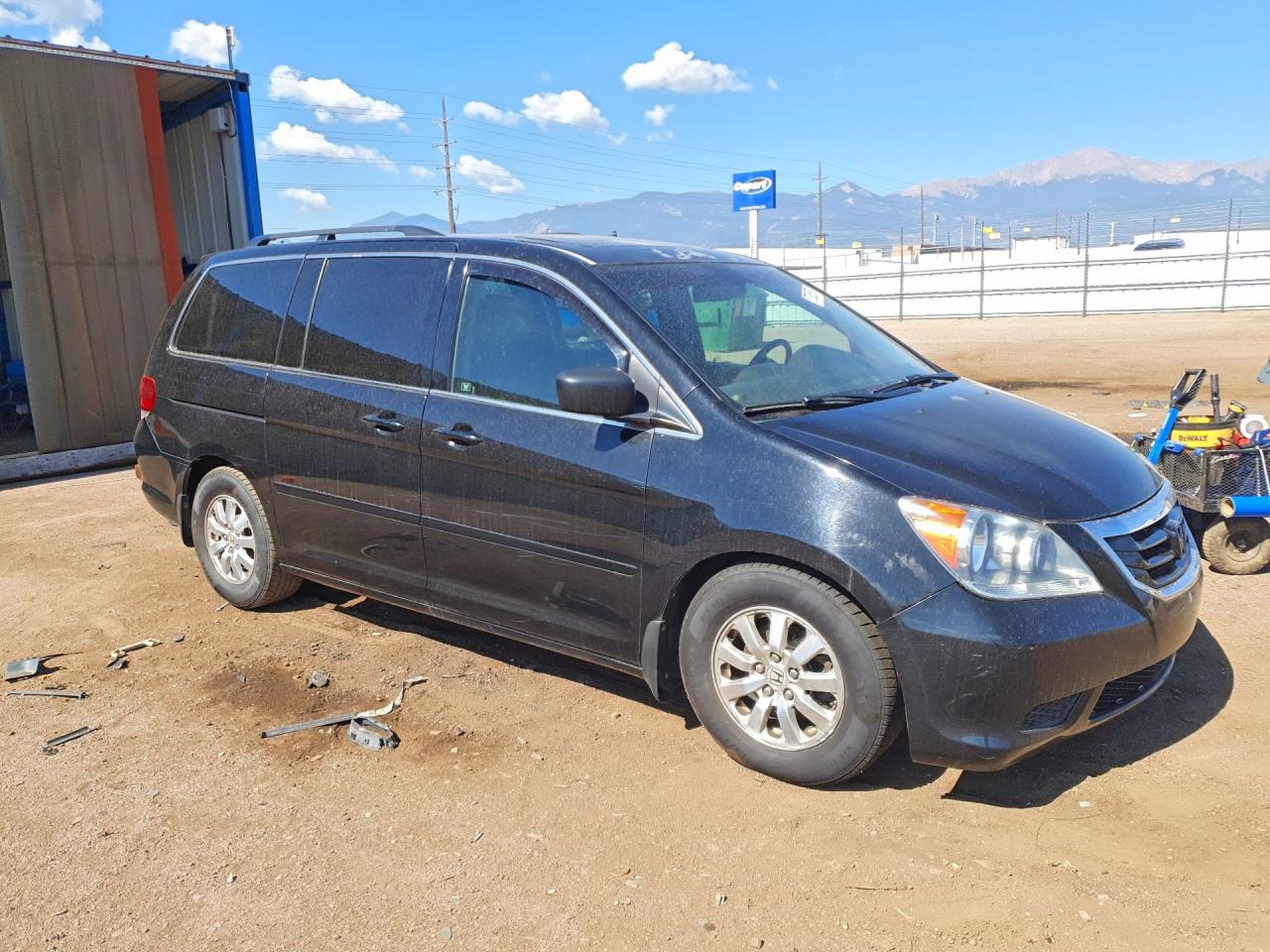 2010 Honda Odyssey Exl Black vin: 5FNRL3H71AB113363