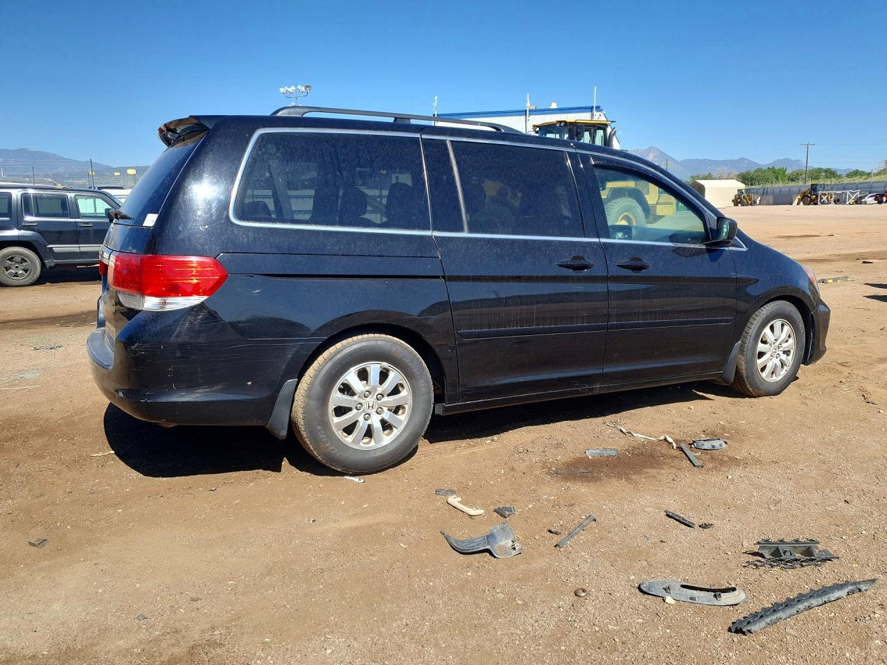 2010 Honda Odyssey Exl Black vin: 5FNRL3H71AB113363