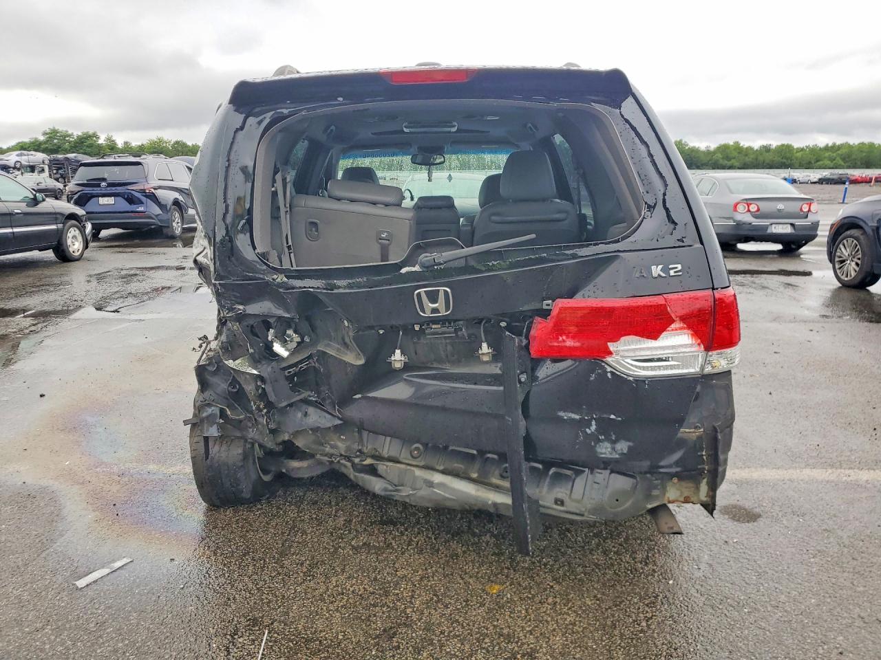 2010 Honda Odyssey Exl Black vin: 5FNRL3H72AB005446