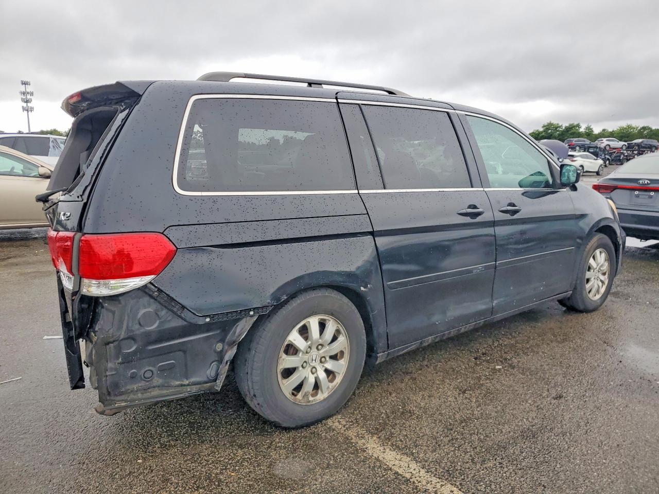 2010 Honda Odyssey Exl Black vin: 5FNRL3H72AB005446