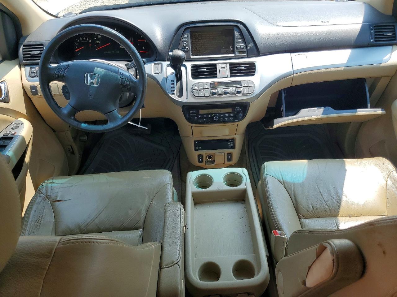 2010 Honda Odyssey Exl White vin: 5FNRL3H72AB052525
