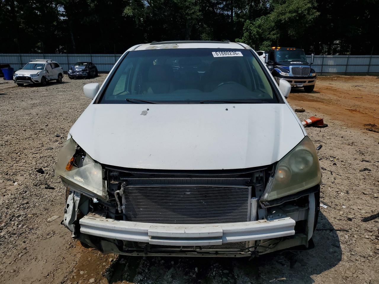 2010 Honda Odyssey Exl White vin: 5FNRL3H72AB052525