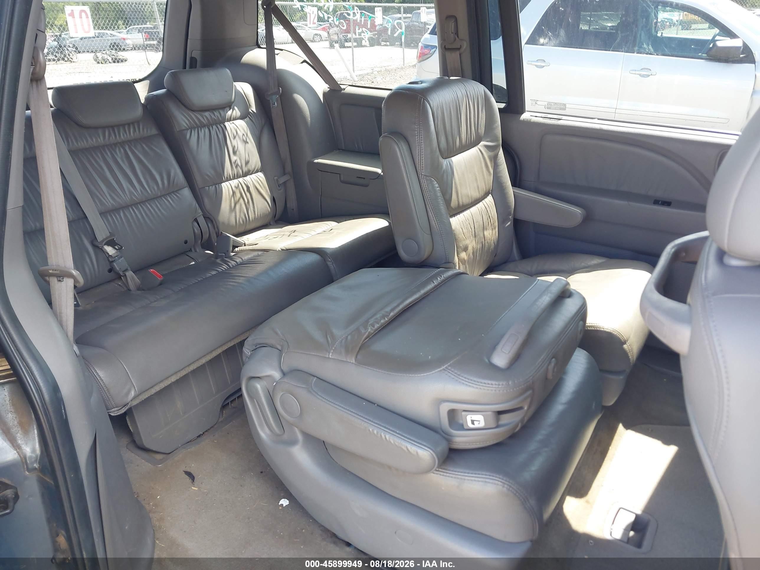2010 Honda Odyssey Ex-l Light Blue vin: 5FNRL3H72AB088747